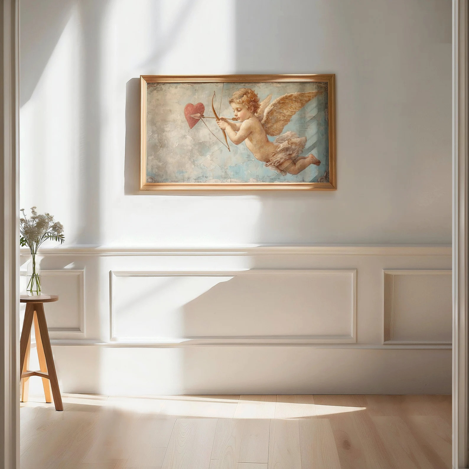 Cupid Samsung Frame Tv Art, Valentines Day Artwork, Vintage Valentine Love Romance Painting 4k Di... | Etsy (US)