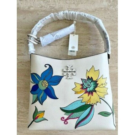 Tory Burch Thea Applique Hobo New Ivory Love Floral White Hand Shoulder Bag New | Walmart (US)