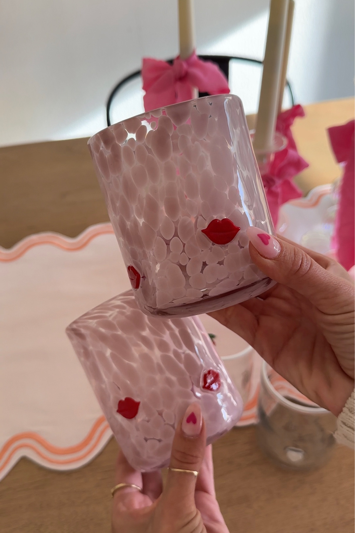 Valentine’s Day glassware from Anthropologie 

#LTKhome #LTKstyletip #LTKfamily