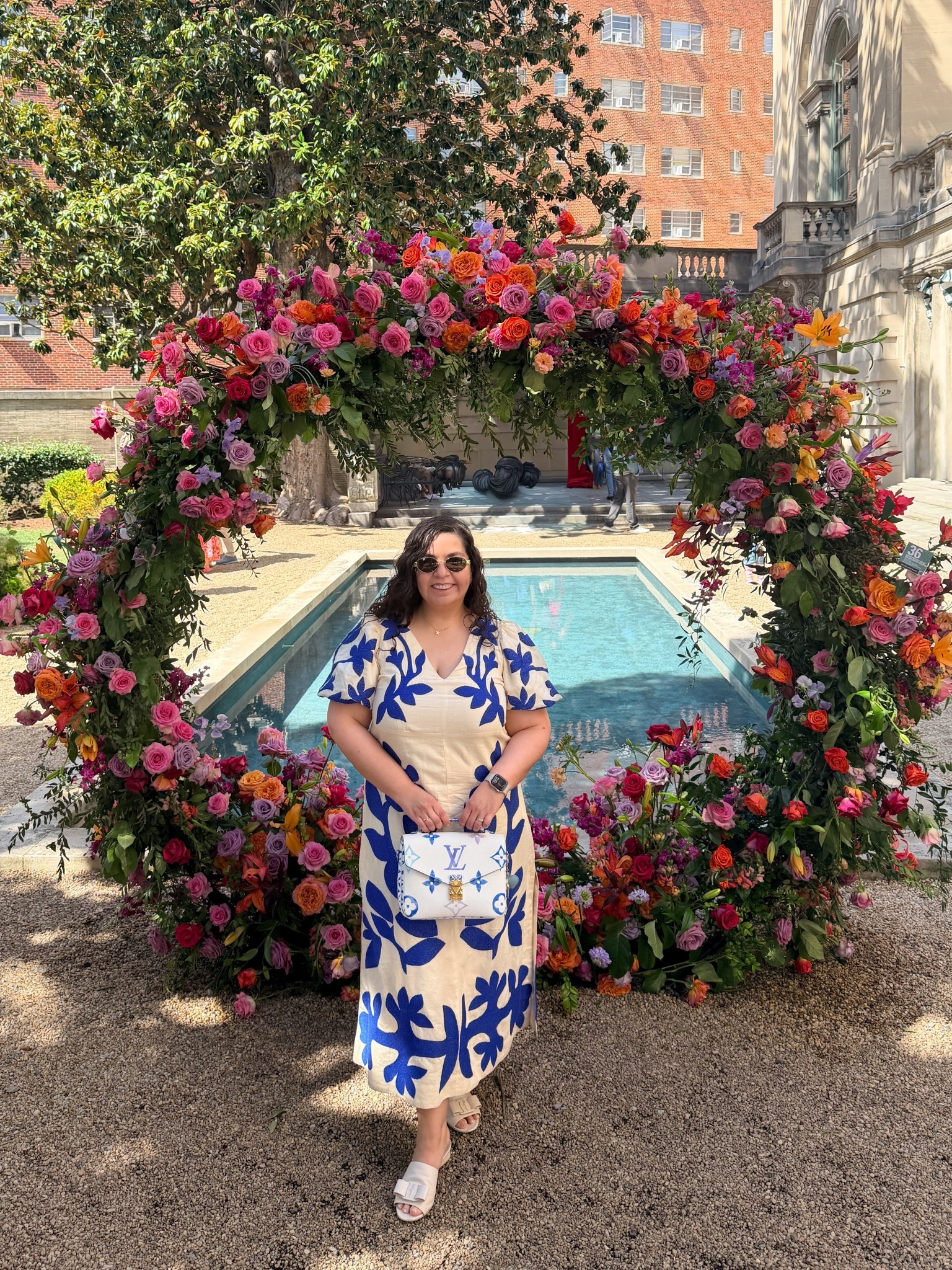 Spring Outfit Idea 🌷

A white dress with blue embroidery is such an easy way to wear color while still keeping the look fresh and light. The embroidered details make the outfit feel one of a kind.
I paired it with a white bag with blue tones to stay within the same color story and keep everything feeling cohesive.
‌
Even though the exact pieces aren’t available, the one I linked has a similar silhouette and embroidered vibe, just in green and white.
‌
This kind of look is perfect for spring events, garden settings, or daytime plans when you want something that feels effortless but still put together. 🌸

#LTKstorytime #LTKootd #LTKOver40