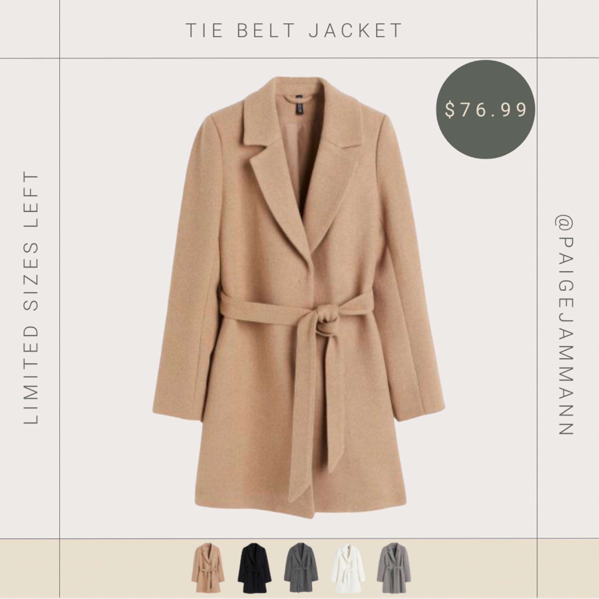 Tie belt jacket, jacket under $100, winter jacket, coatigan, winter jacket under $100, gift under $100, tie belt coat, coat under $100

#LTKSeasonal #LTKfindsunder100