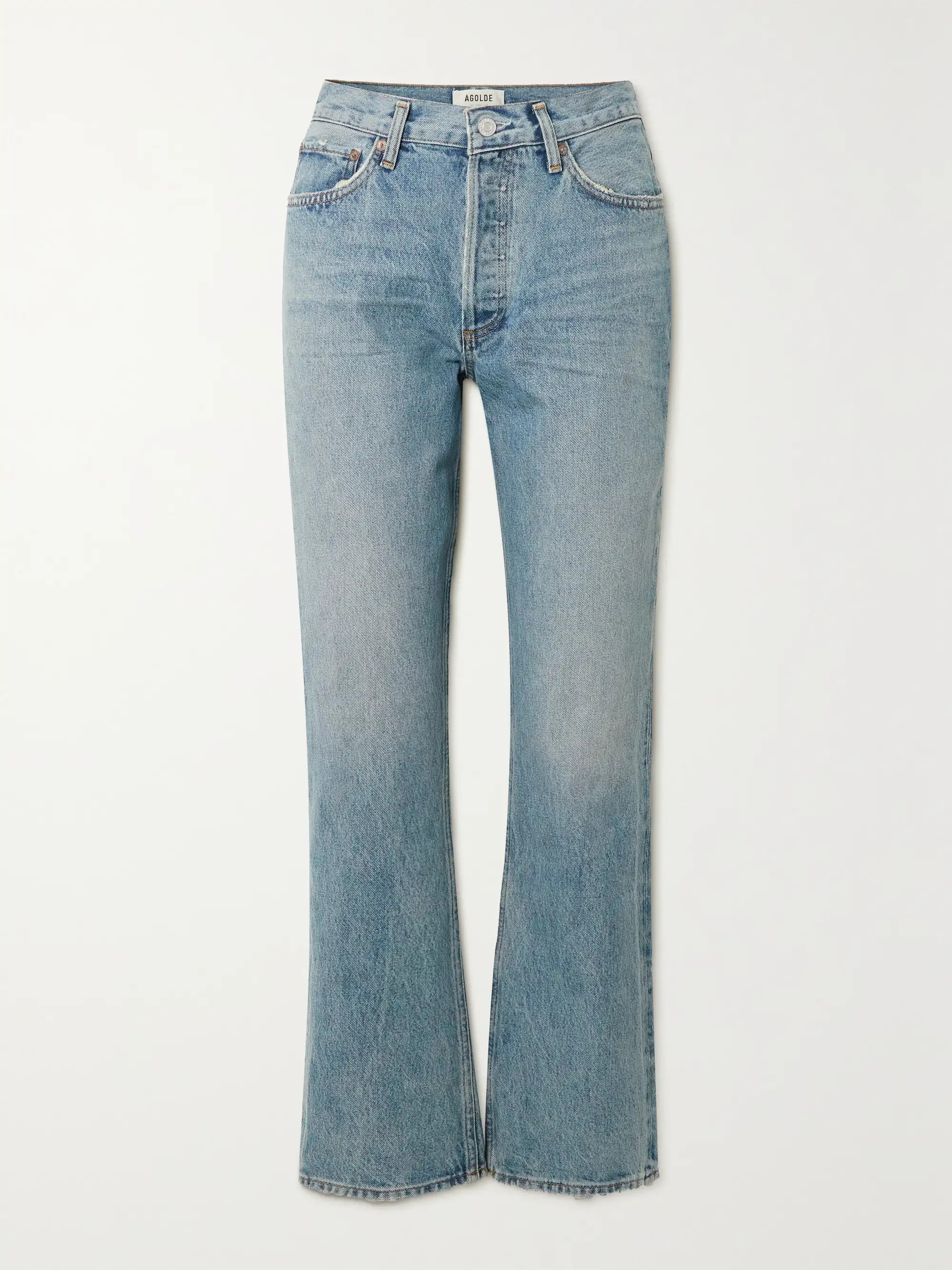 + NET SUSTAIN Mid Rise Relaxed Boot organic jeans | NET-A-PORTER (US)