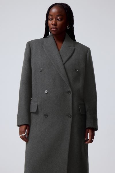 Alex Oversized Wool Blend Coat | H&M (UK, MY, IN, SG, PH, TW, HK)