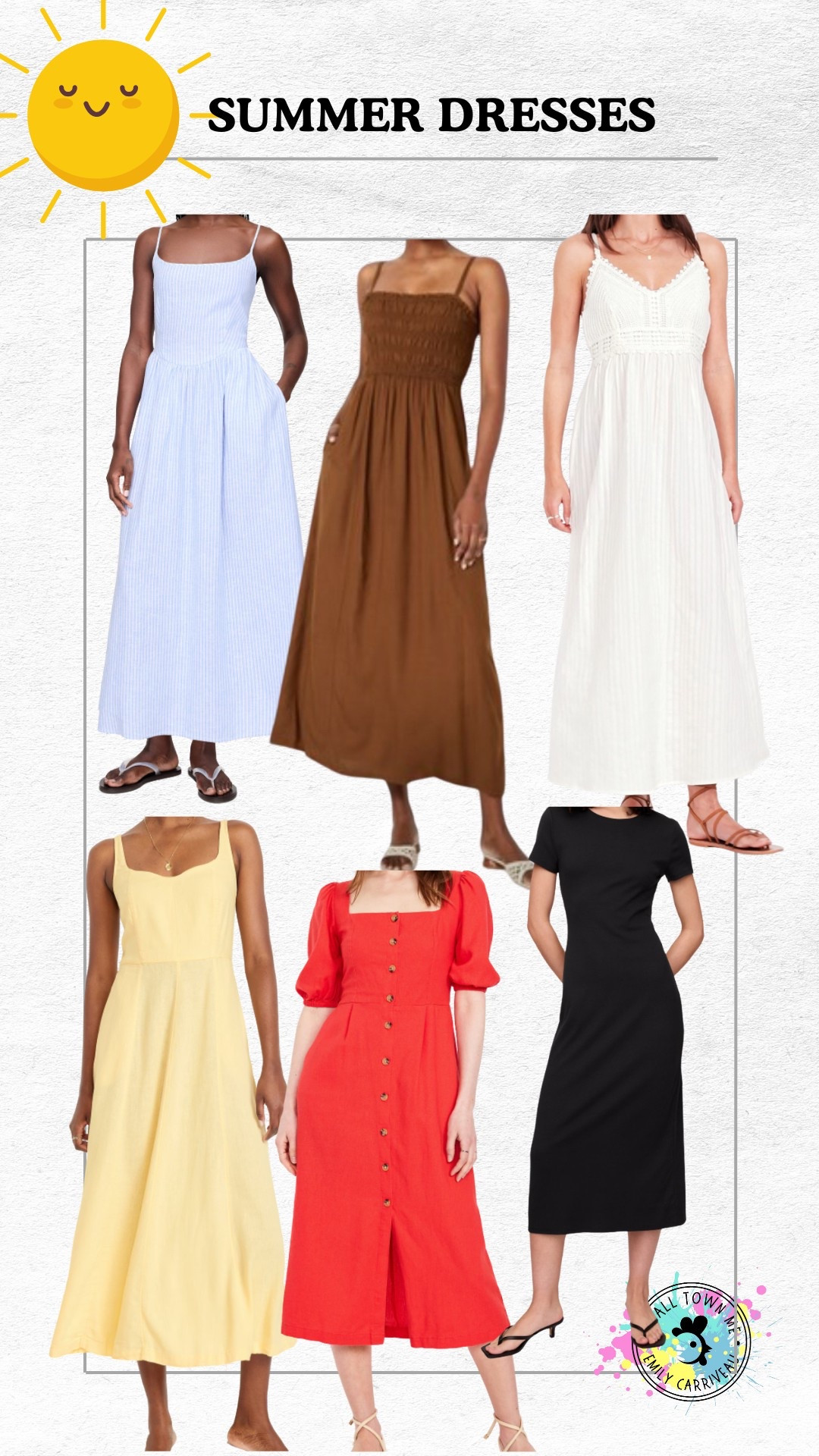 Some cute summer dresses with extra cute prices!! Been eyeing a couple of these.. so perfect for all summer occasions

Casual dresses, summer dresses 

#LTKFindsUnder50 #LTKStyleTip #LTKSaleAlert