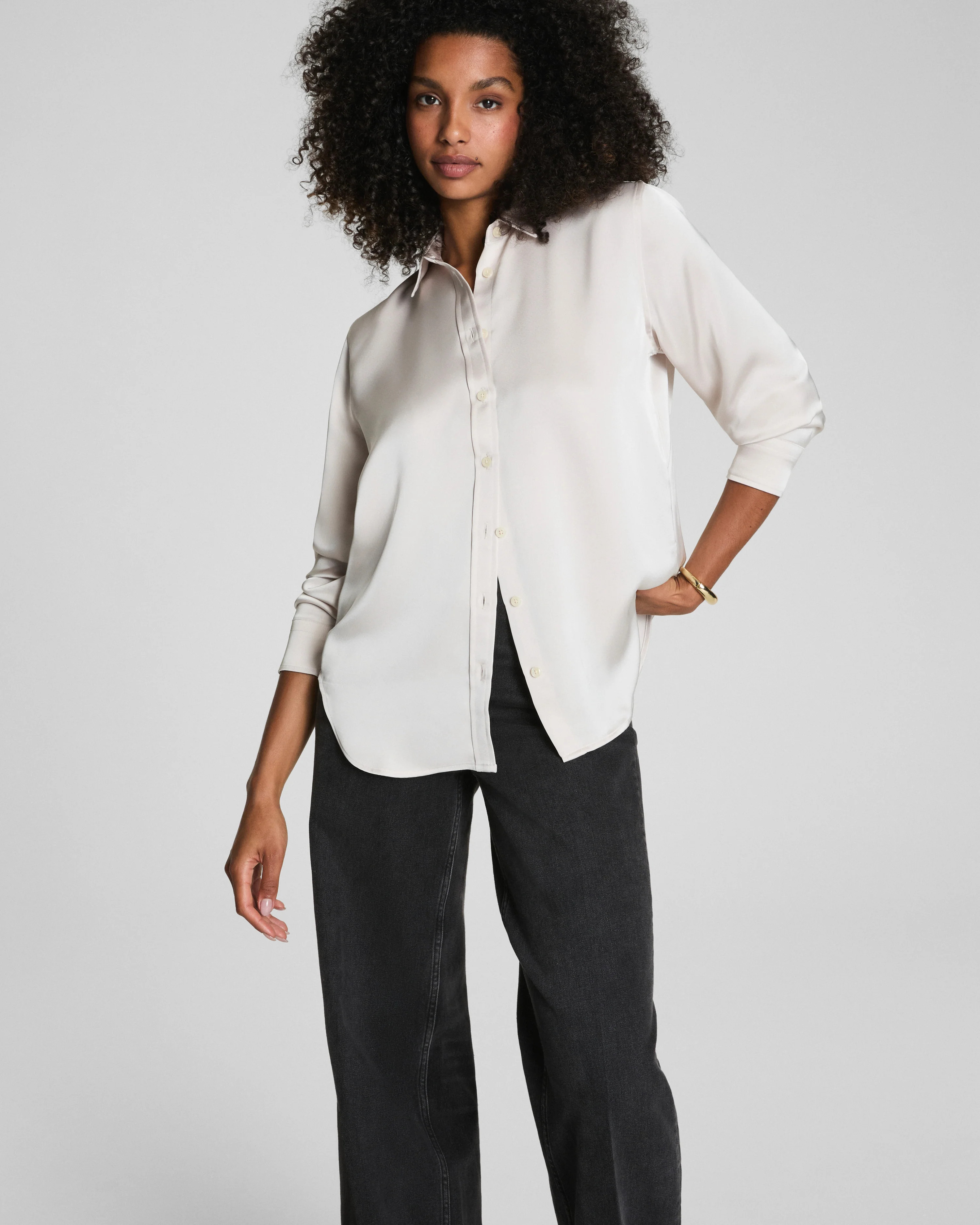 SPANX® Silky Smooth Button Down | Spanx