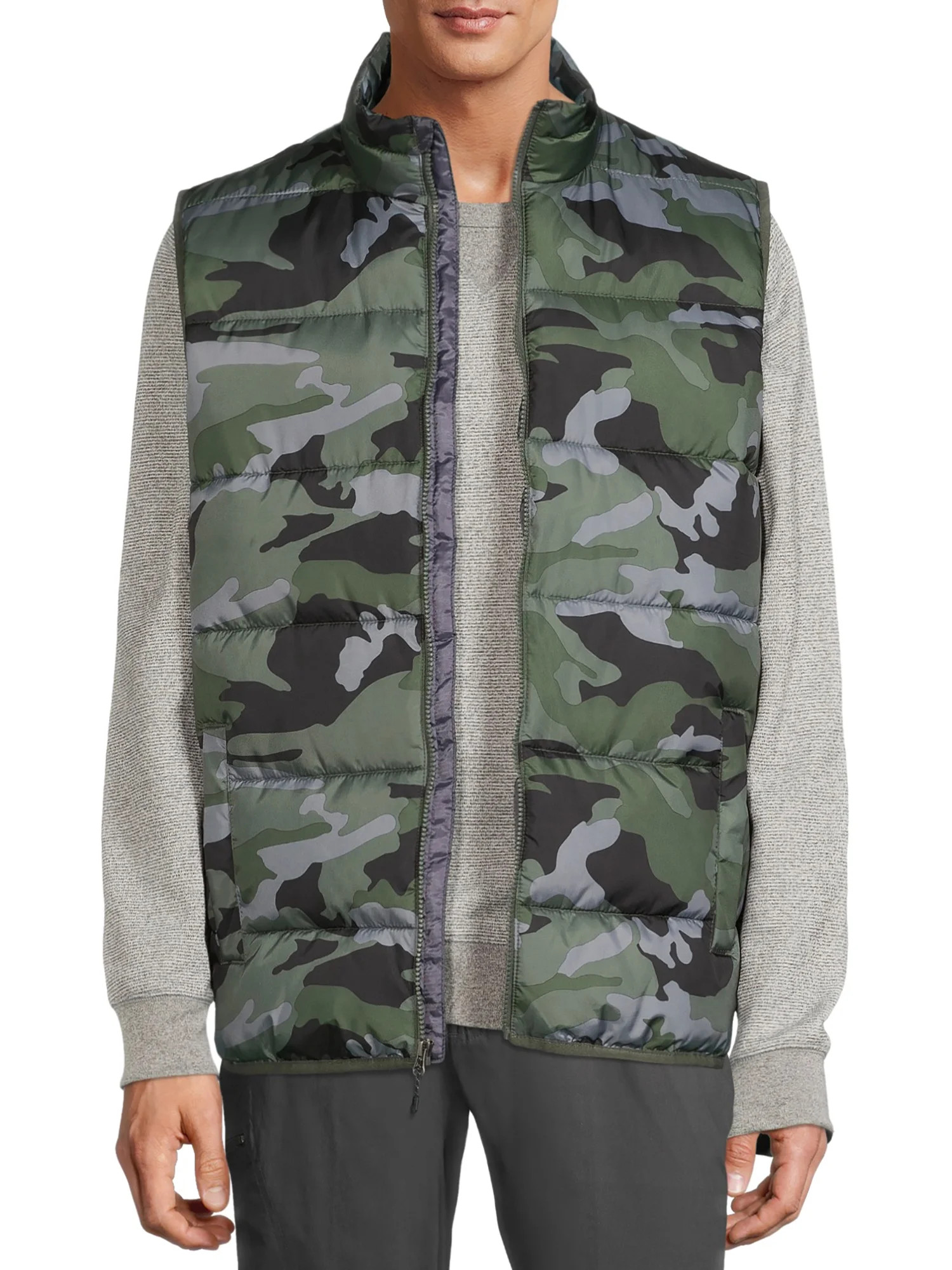 SwissTech Men's and Big Men's Puffer Vest, Up to Size 5XL | Walmart (US)