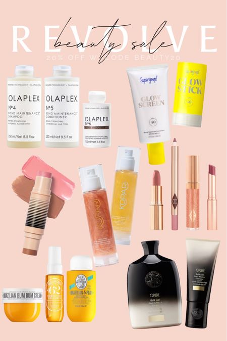 Revolve beauty sale! 20% off with code BEAUTY20
Olaplex, Supergoop, Oribe, Charlotte Tilbury, Brazilian bum bum, Dibs Beauty, Kopari


#LTKstyletip #LTKbeauty #LTKsalealert