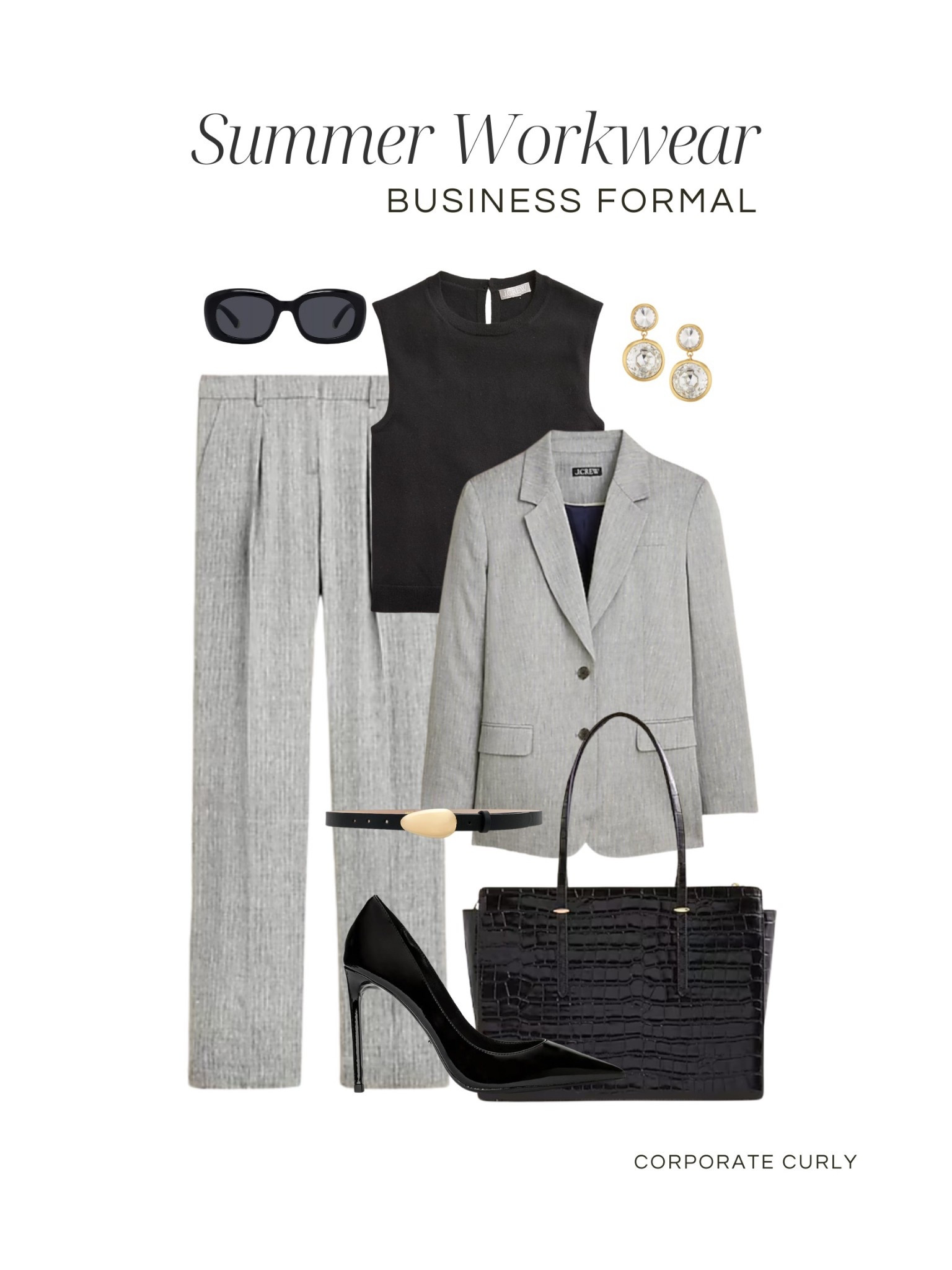 Elevate your summer workwear with a sophisticated business formal look. This classic combination of sleek tailoring and polished accessories is perfect for meetings or presentations. Style meets confidence with every piece.

#BusinessFormal #SummerWorkwear #WorkwearStyle #OfficeLook #PowerOutfit #ProfessionalStyle #TailoredLook #BusinessChic #CorporateStyle #EffortlessElegance



#LTKStyleTip #LTKWorkwear #LTKOver40