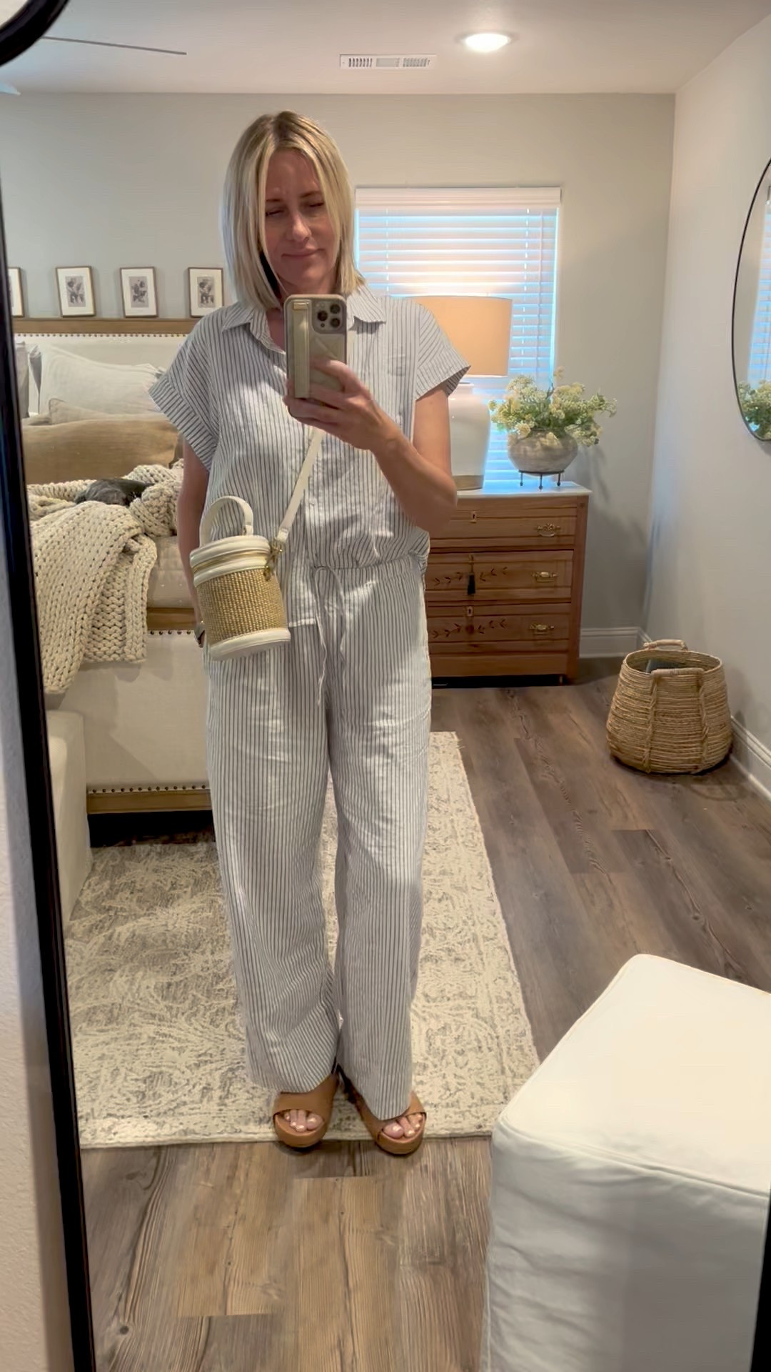 This @gap linen blend set is a great #travelset #matchingset no time thinking of what to wear, it’s elevated comfort! 

#LTKTravel #LTKOver40 #LTKSeasonal