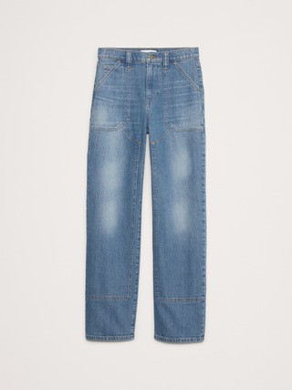 High-Rise Straight Cargo Jean | Banana Republic (US)