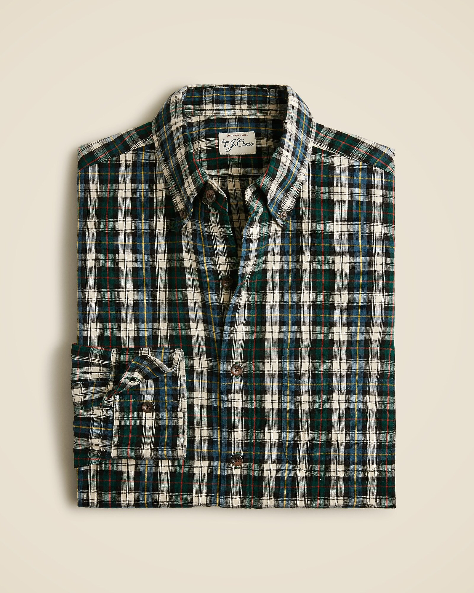 Brushed twill shirt | J. Crew US