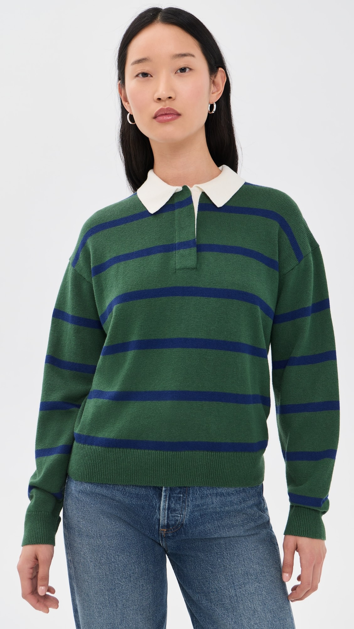 Bond St. Stripe Polo Sweater | Shopbop