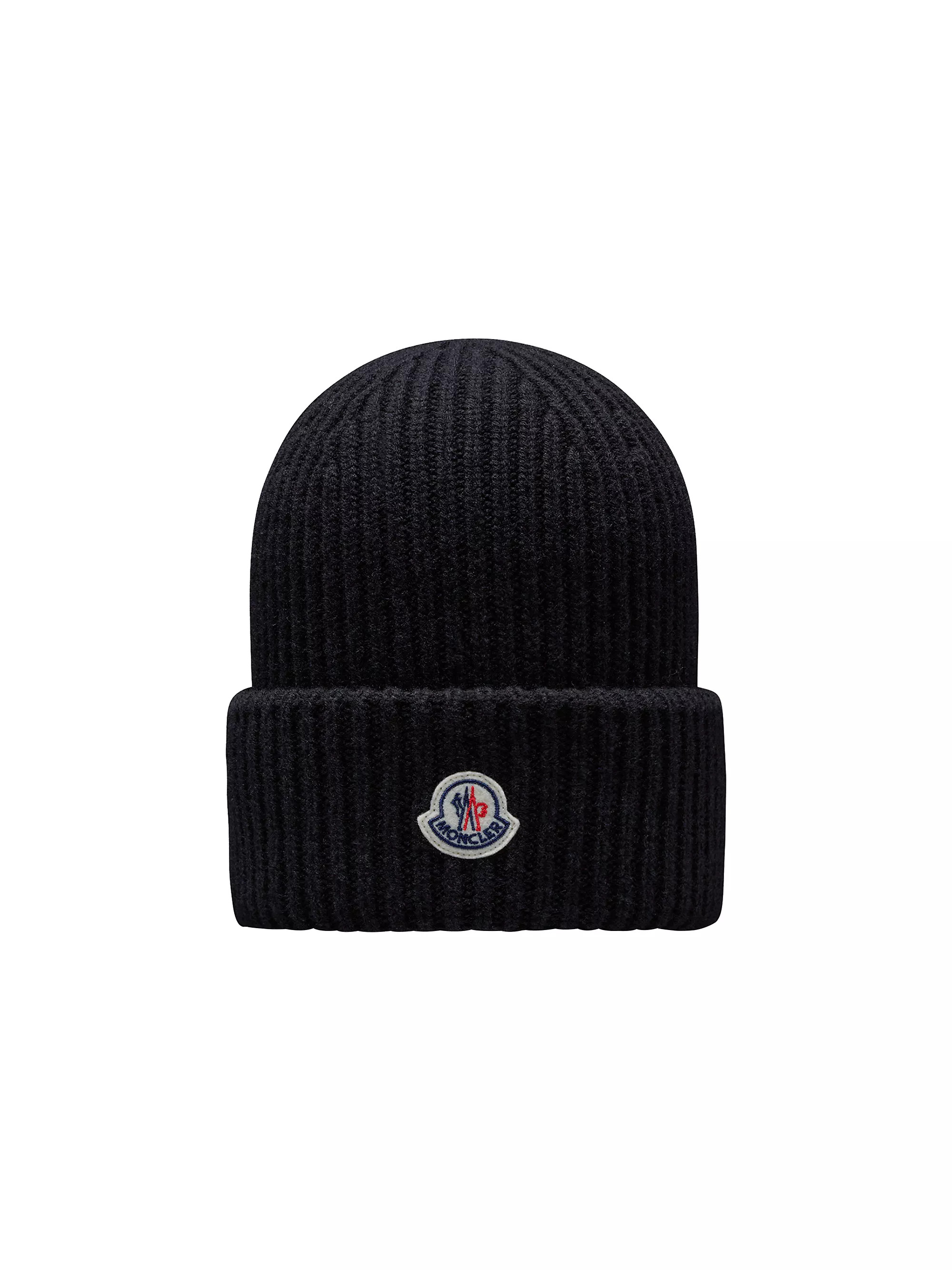 Logo Patch Cotton Rib Beanie | Saks Fifth Avenue