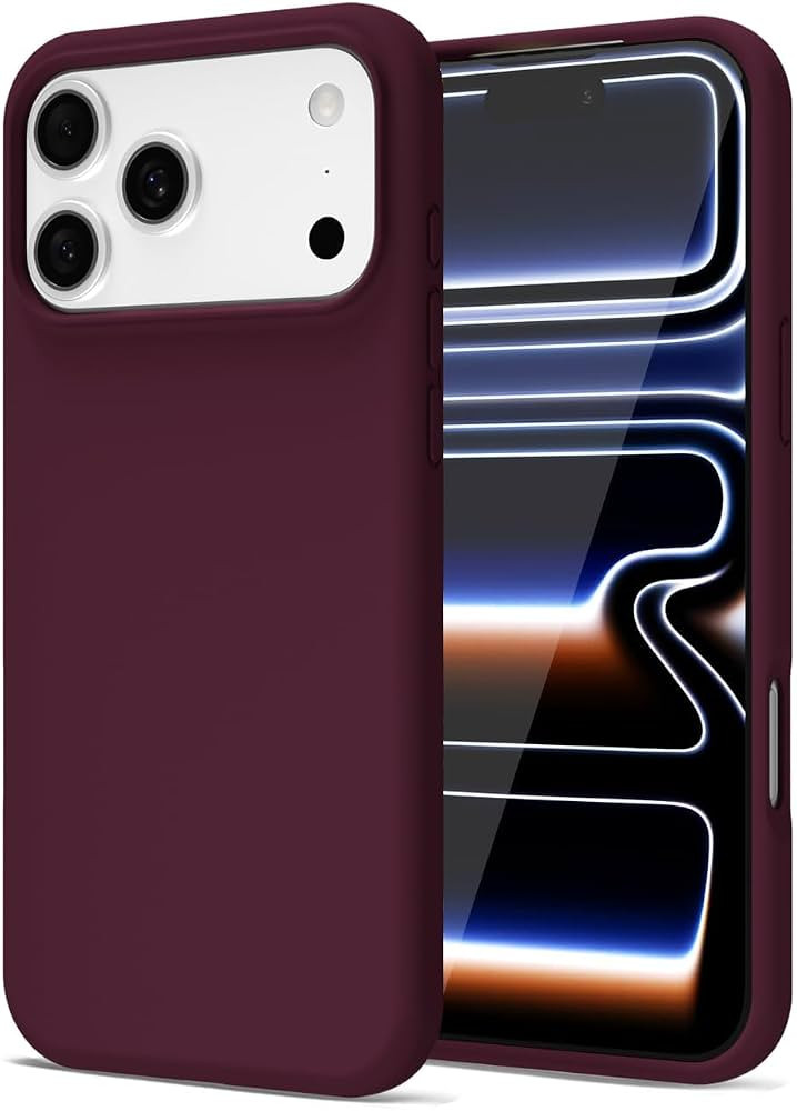 oakxco Liquid Silicone Case for iPhone 17 Pro Max/ 18 Pro Max Case, Cute Slim Thin Phone Case for... | Amazon (UK)