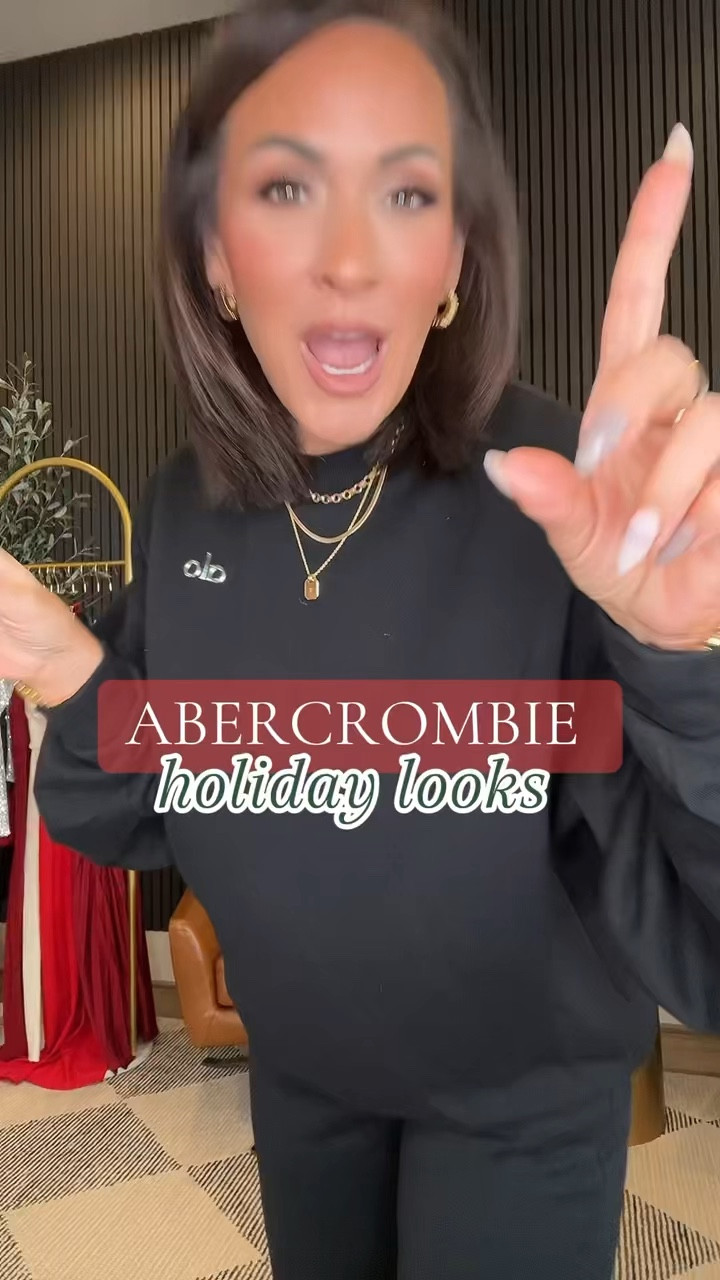 Give me all the sequins! 

These holiday looks from @abercrombie are all absolute perfection! 🎄♥️

Wearing small in top. 
Small in black skirt
Small Petite in coat 
Xs in blazer and red skirt 
25 regular in pants 

I’m 5’2
130 lbs
34 DD
25 in waist 

#fashionover40 #abercrombiestyle #holidaylooks #partylooks #abercrombieholiday #mystyle 

#LTKstyletip #LTKover40 #LTKHoliday