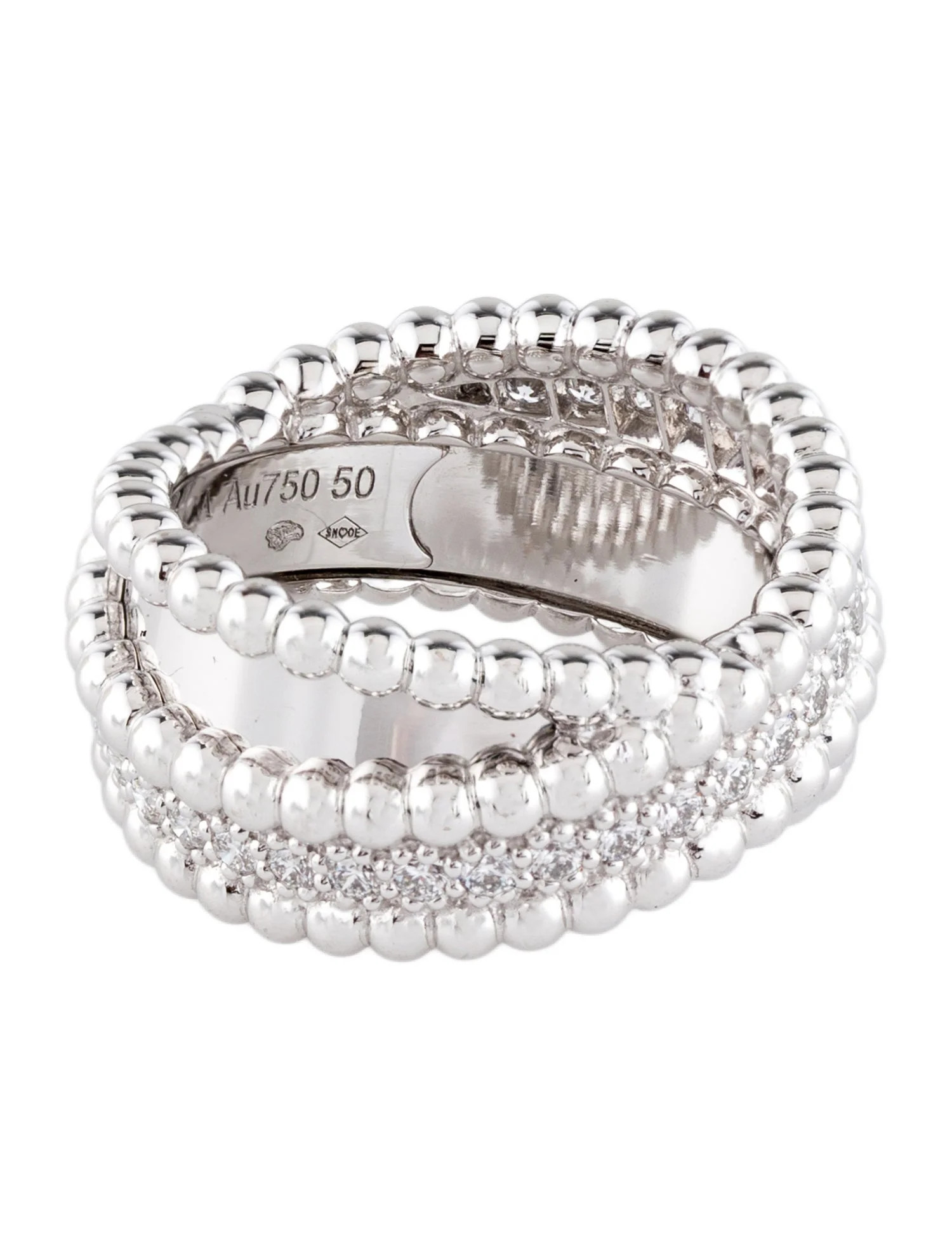 Perlée Diamonds Duo Ring | The RealReal