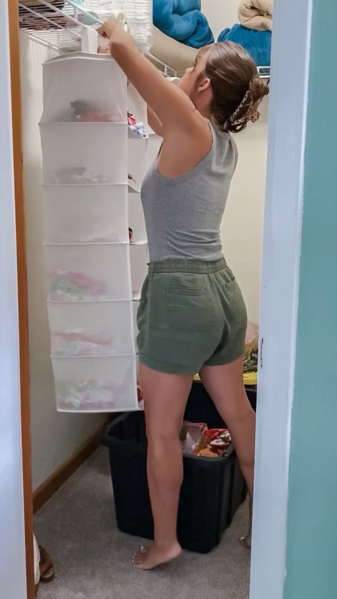 PACKING FOR KIDS! 🧳 

A simple hack that just made packing for your kids way easier. 👏🏼

Hang up a hanging closet organizer, pack your child’s clothes in it, take the organizer down and compress it into a plastic storage bin or suitcase, and then hang it up at your destination.

BOOM! Immediately unpacked and organized! 🙌🏼

This @walmart hanging closet organizer is under $7!

#LTKfamily #LTKkids #LTKFind