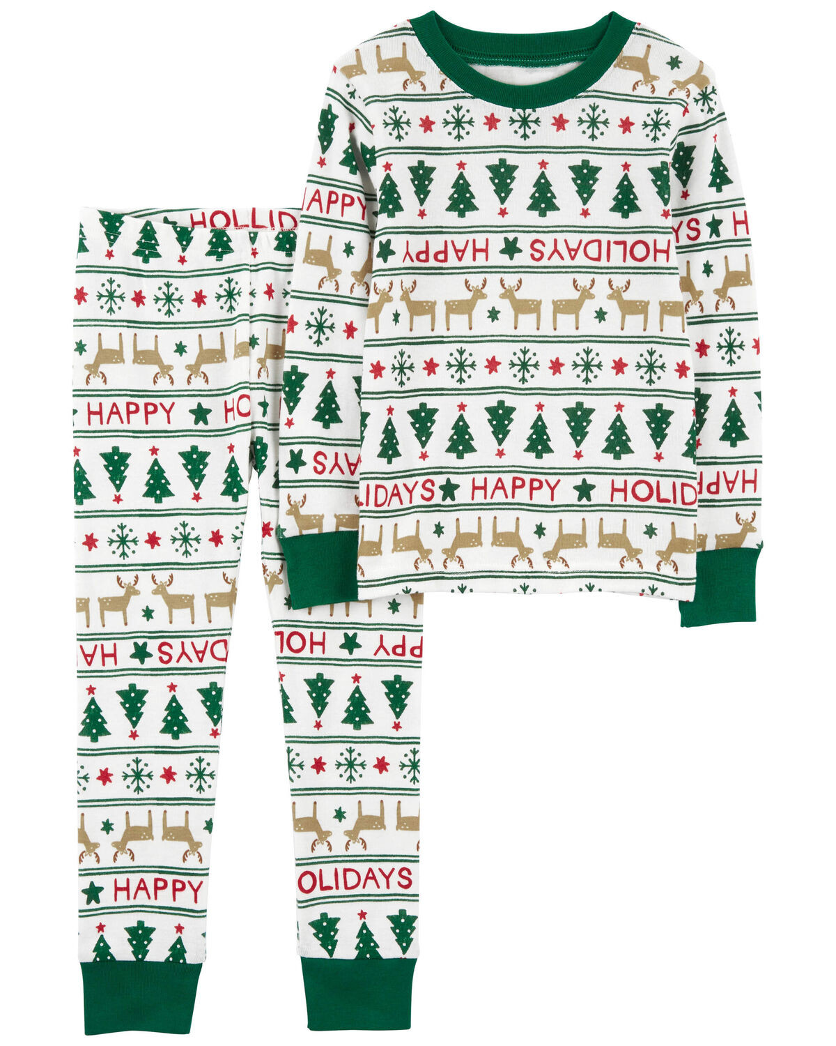 Toddler 2-Piece Fair Isle 100% Snug Fit Cotton Pajamas - Carter's | Carter's | Carter's Inc