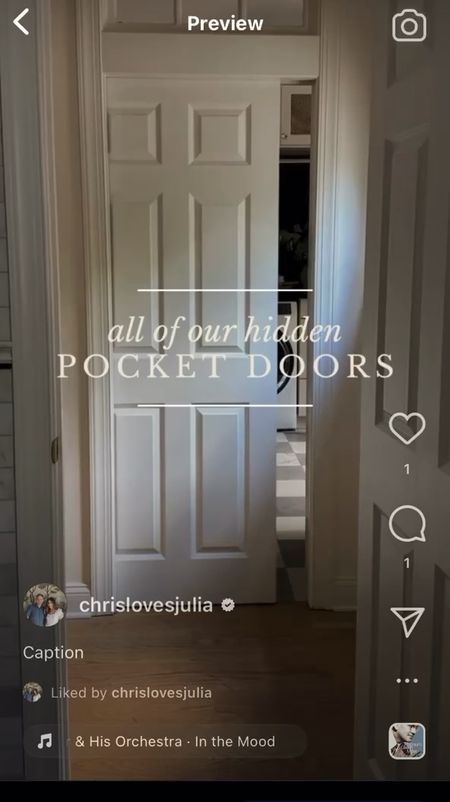 Pocket doors can be a great space saving addition to any space! 

#LTKhome #LTKstyletip
