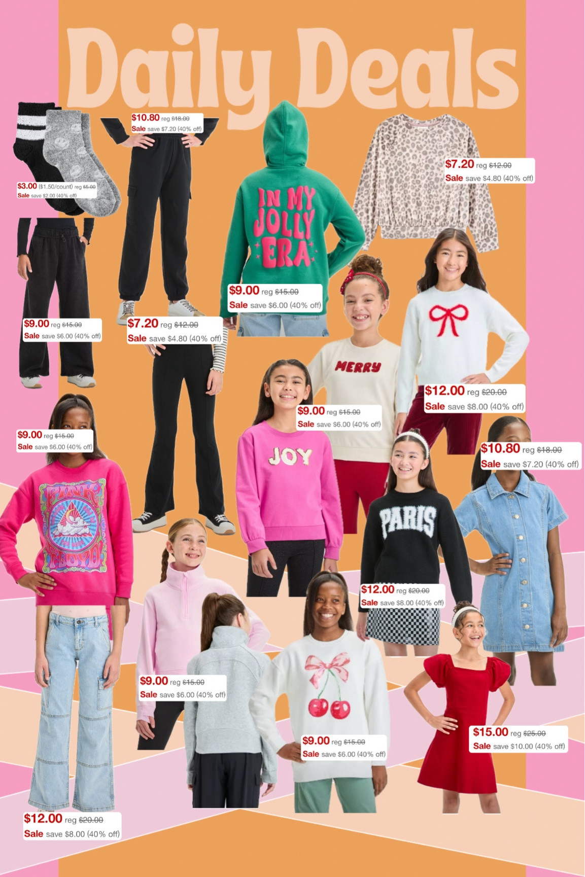 Gift guide for girls clothes and teen holiday outfits on sale at target for 40% off #targetclothingsale #targetblackfriday 

#LTKCyberWeek #LTKSaleAlert #LTKGiftGuide