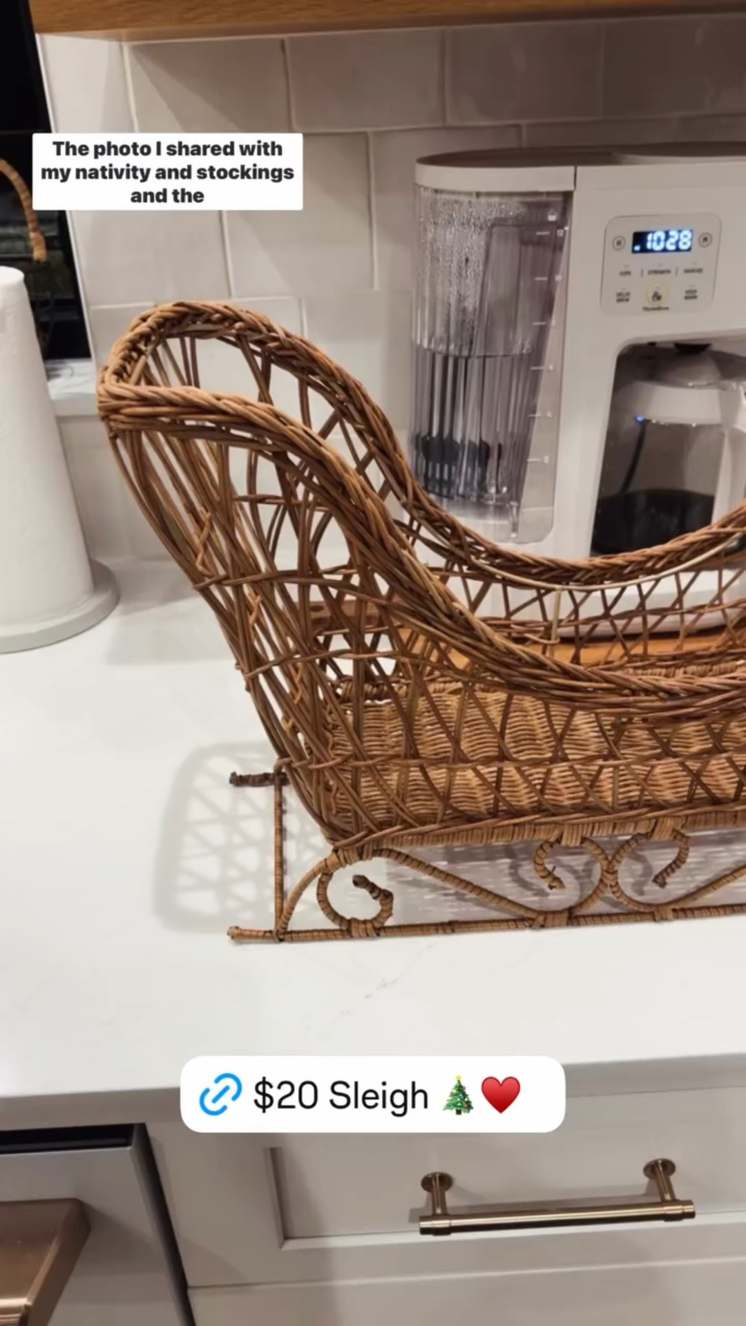 This sleigh from TJMaxx is so cute!!

#LTKHome #LTKHoliday #LTKSeasonal