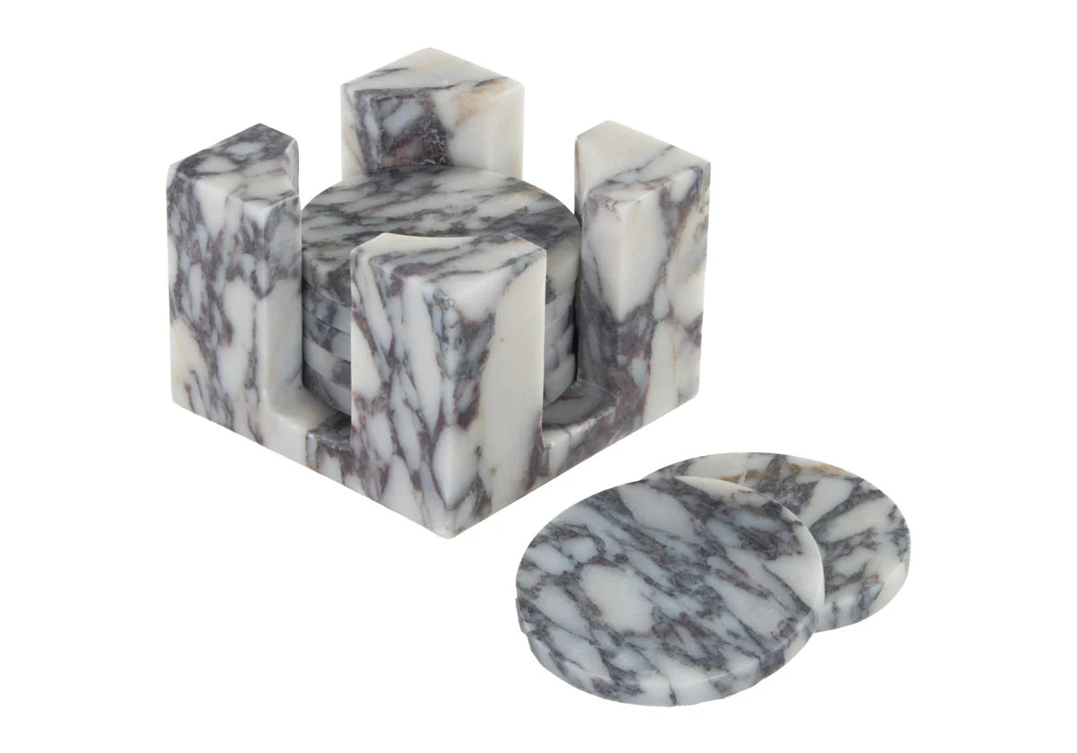 COASTER SET | Calacatta Viola | Alice Lane Home Collection