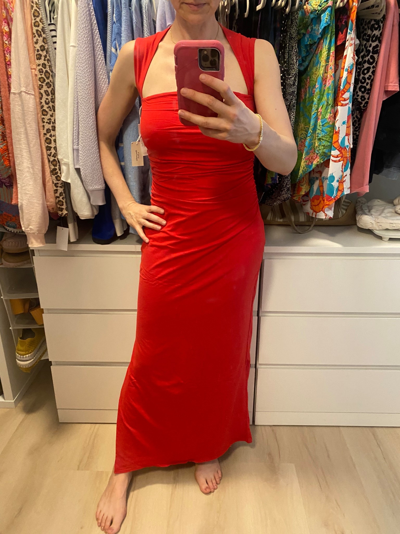 Love this red dress! Size medium 

#LTKFindsUnder100 #LTKSaleAlert