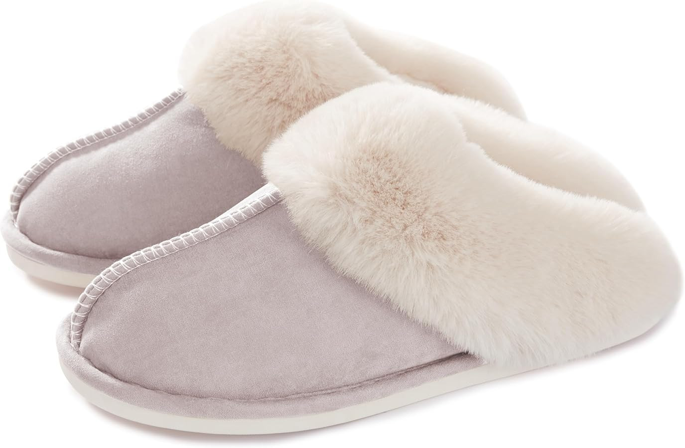 Donpapa Womens Slipper with Memory Foam Fluffy Soft Warm Slip On House Slippers,Anti-Skid Cozy Pl... | Amazon (US)