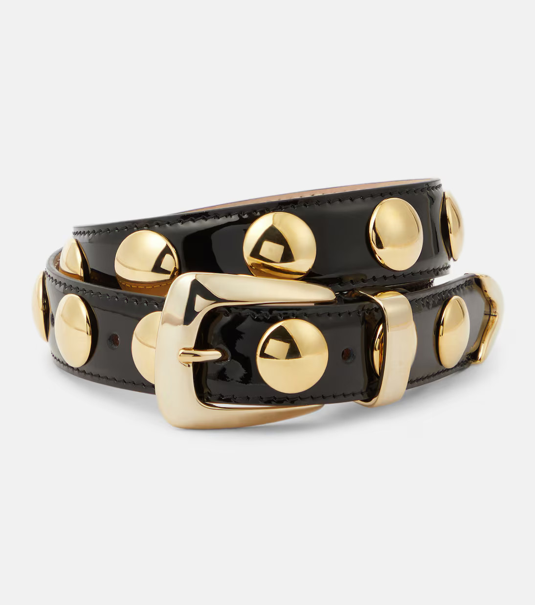 Benny studded patent leather belt | Mytheresa (US/CA)