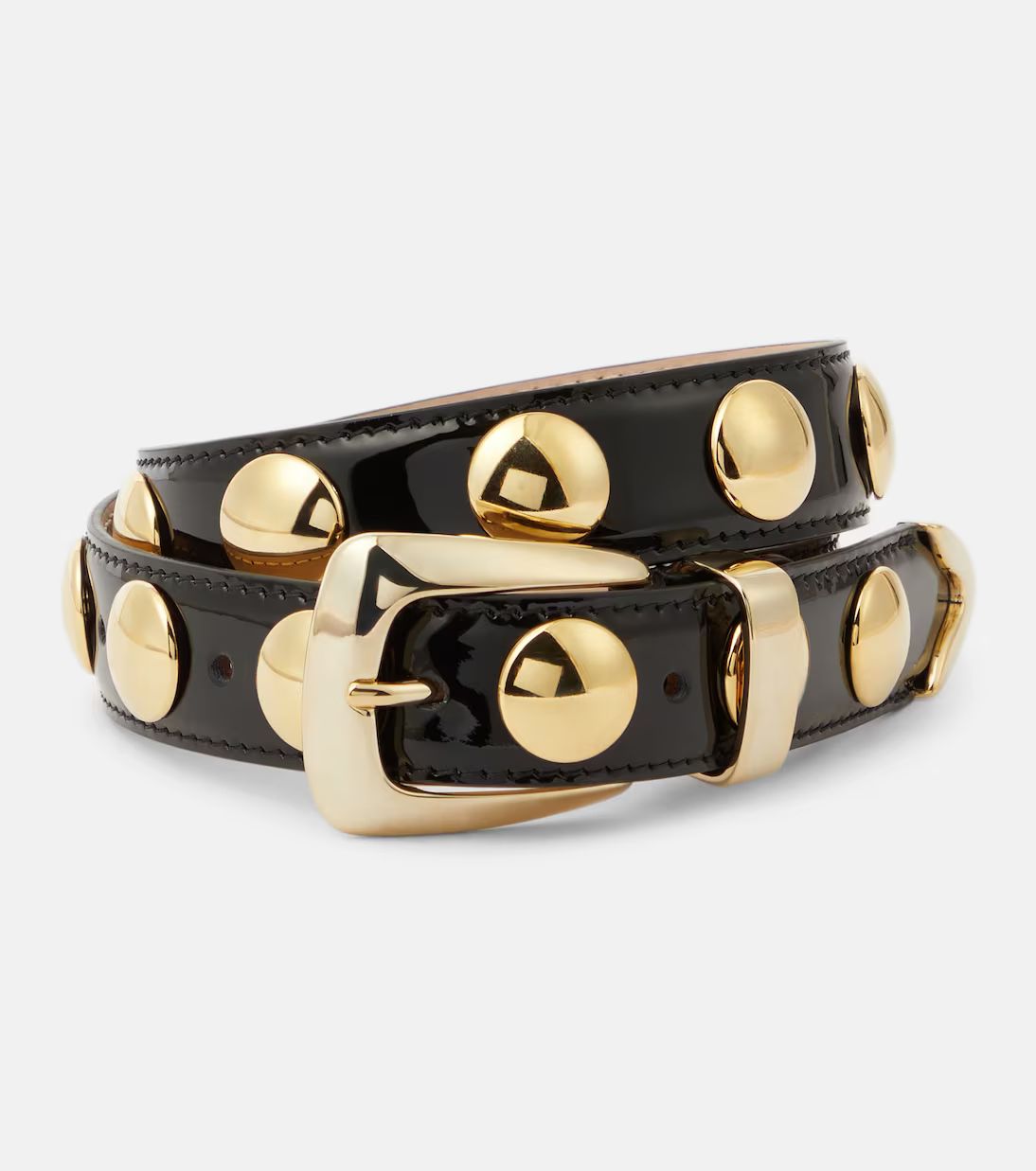 Benny studded patent leather belt | Mytheresa (US/CA)