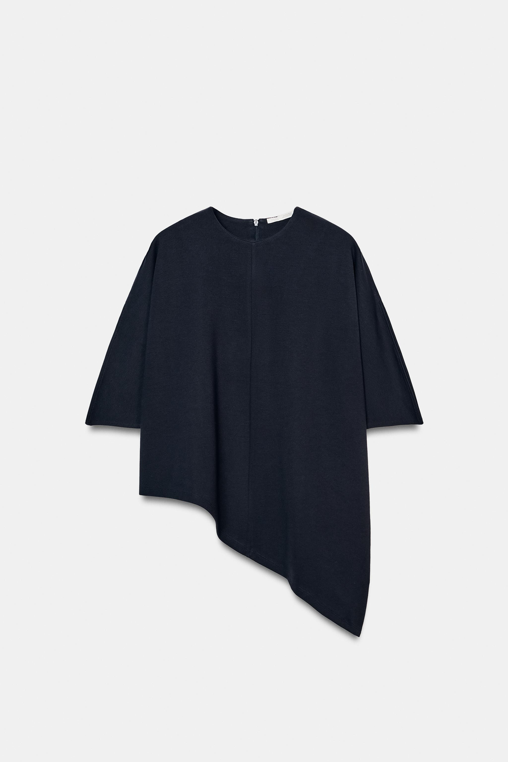 ASYMMETRIC INTERLOCK CAPE | Zara Canada