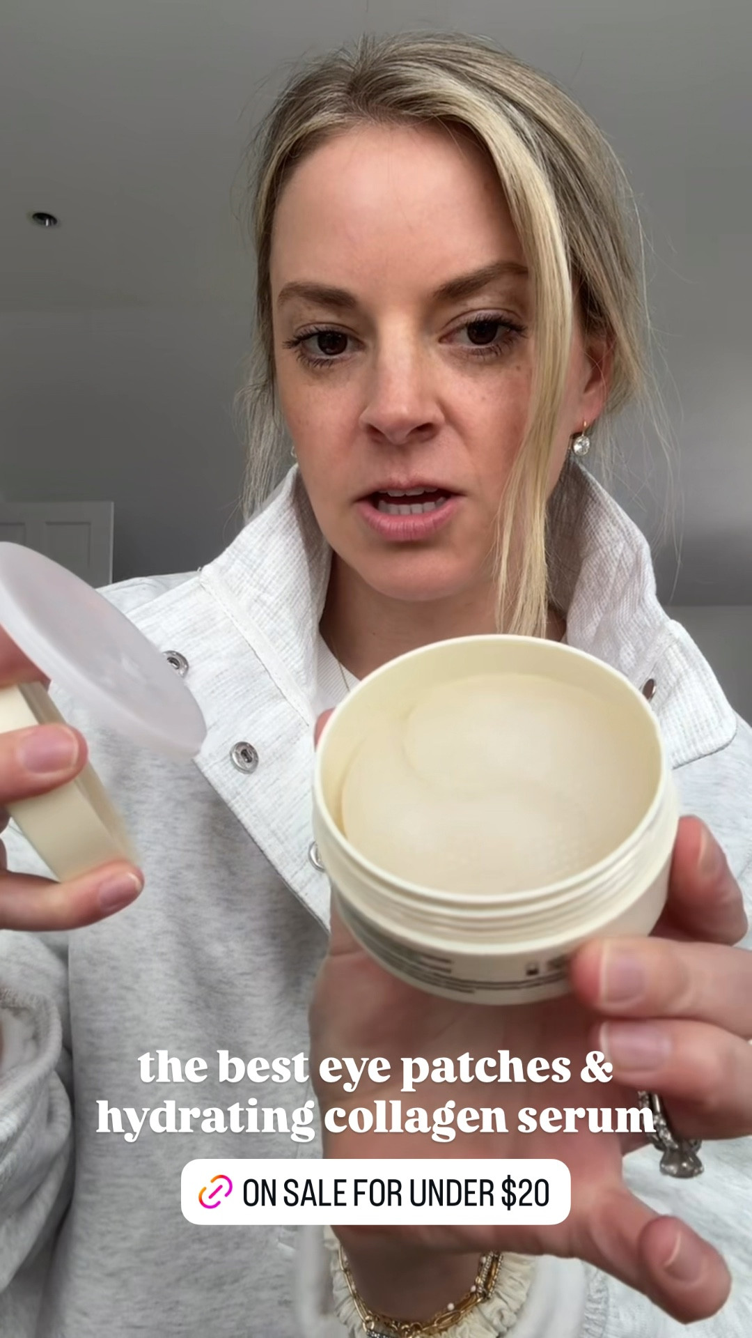 Amazon beauty sale! My Favorite eye patches on sale for $18 and hydrating collagen serum on sale for $22! Wearing a small pullover, tts 

Korean skincare

#LTKselfcare #LTKBeauty #LTKSaleAlert