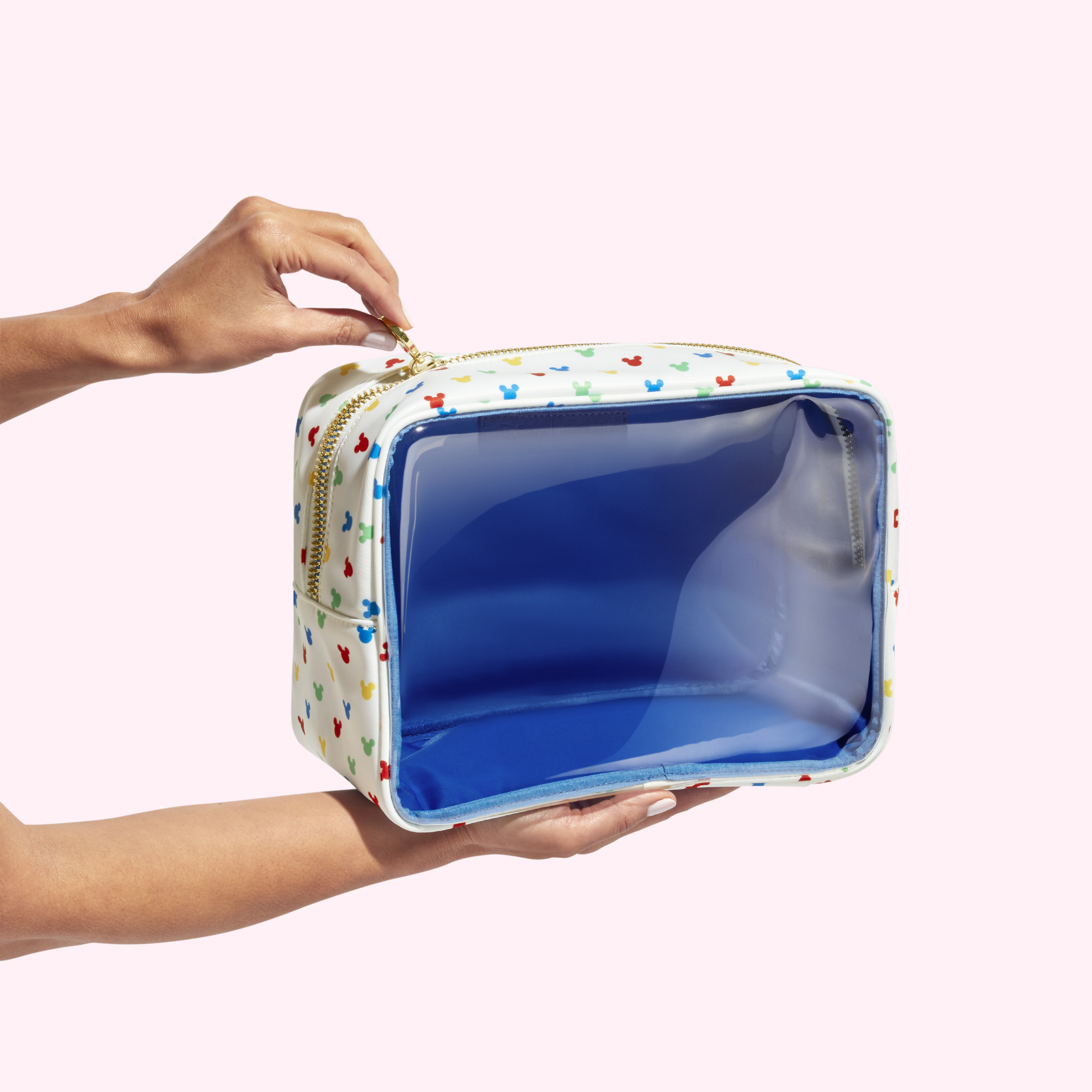 Mickey & Friends Clear Front Large Pouch | Customizable Large Pouch - Stoney Clover Lane | Stoney Clover Lane