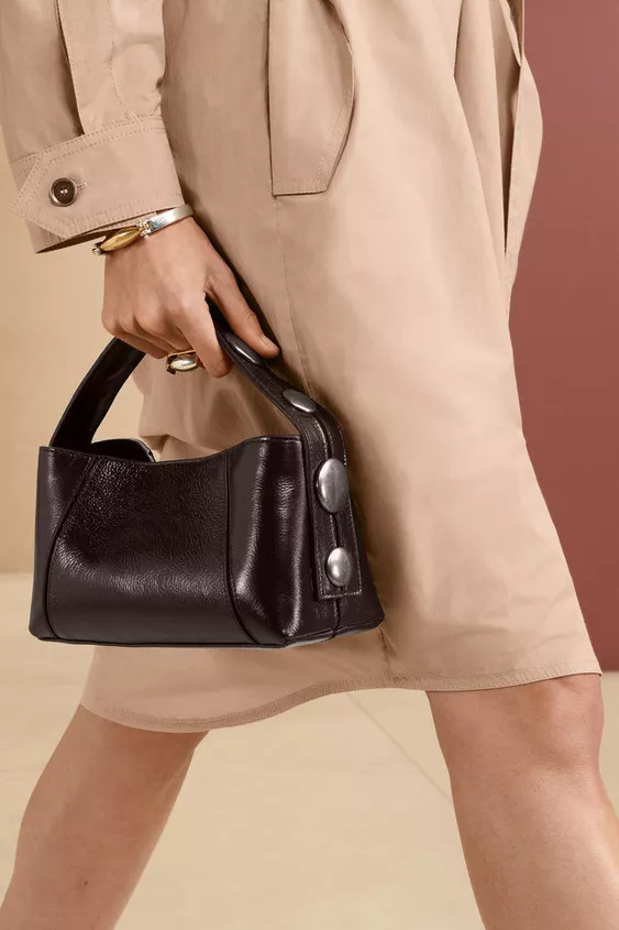 MN LTHR STDD BWLNG BG 14 | Zara US