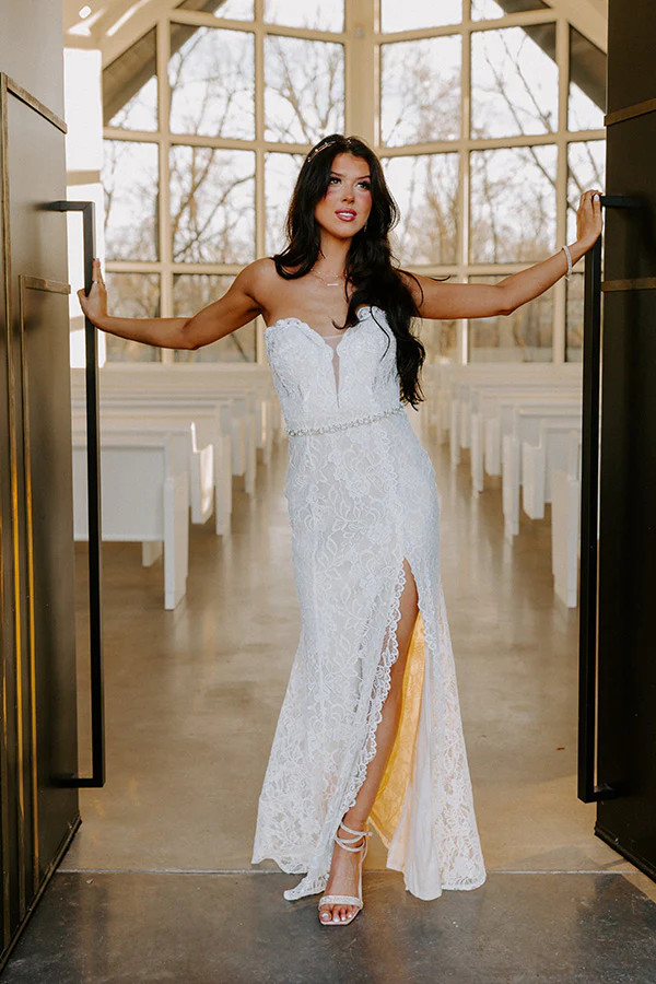 Catch The Bouquet Lace Maxi Dress | Impressions Online Boutique