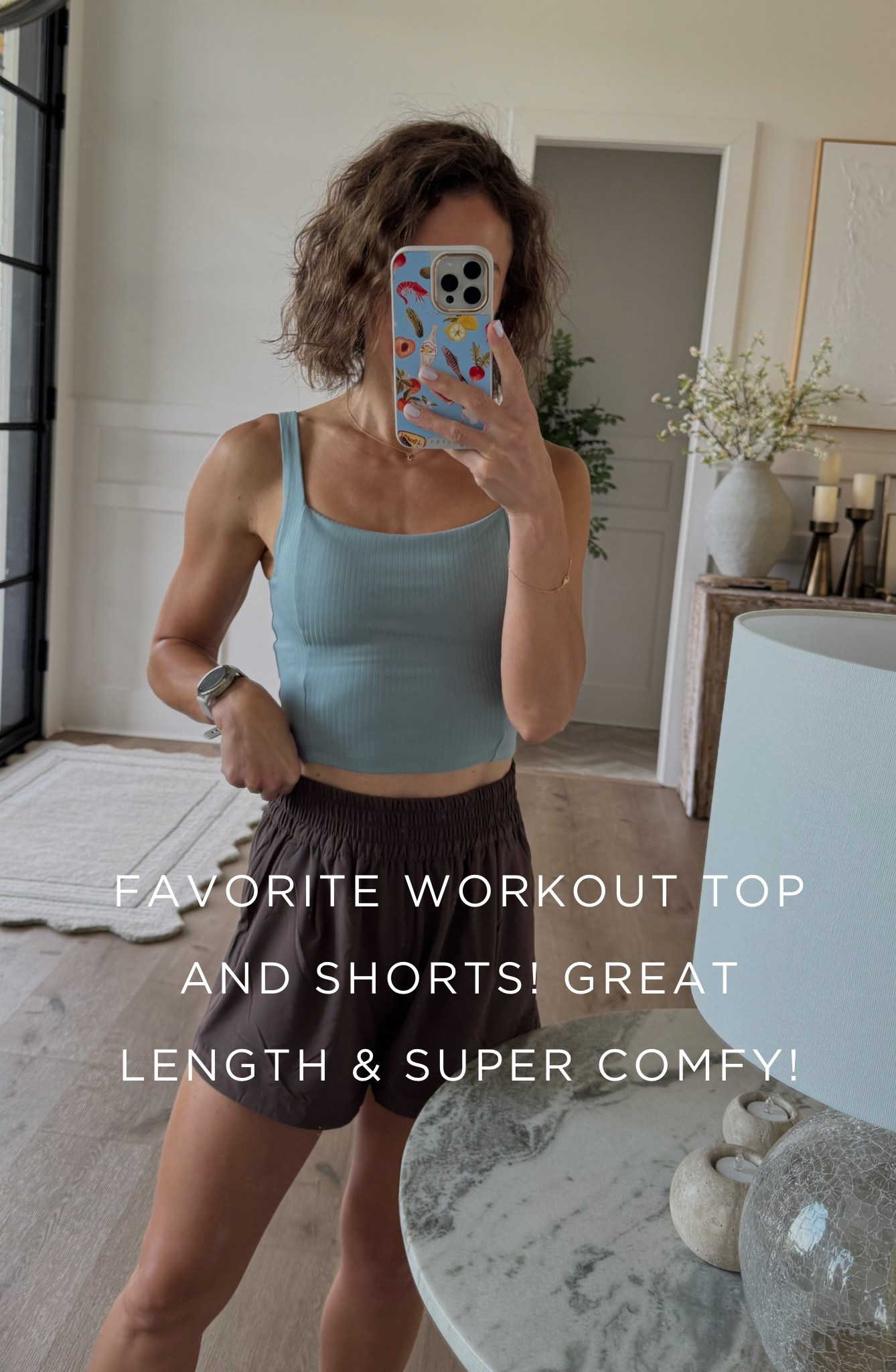 Absolutely love this top and shorts! Perfect for working out and running errands! The shorts are a great length, too. 

#LTKOver40 #LTKStyleTip #LTKSummerEdit