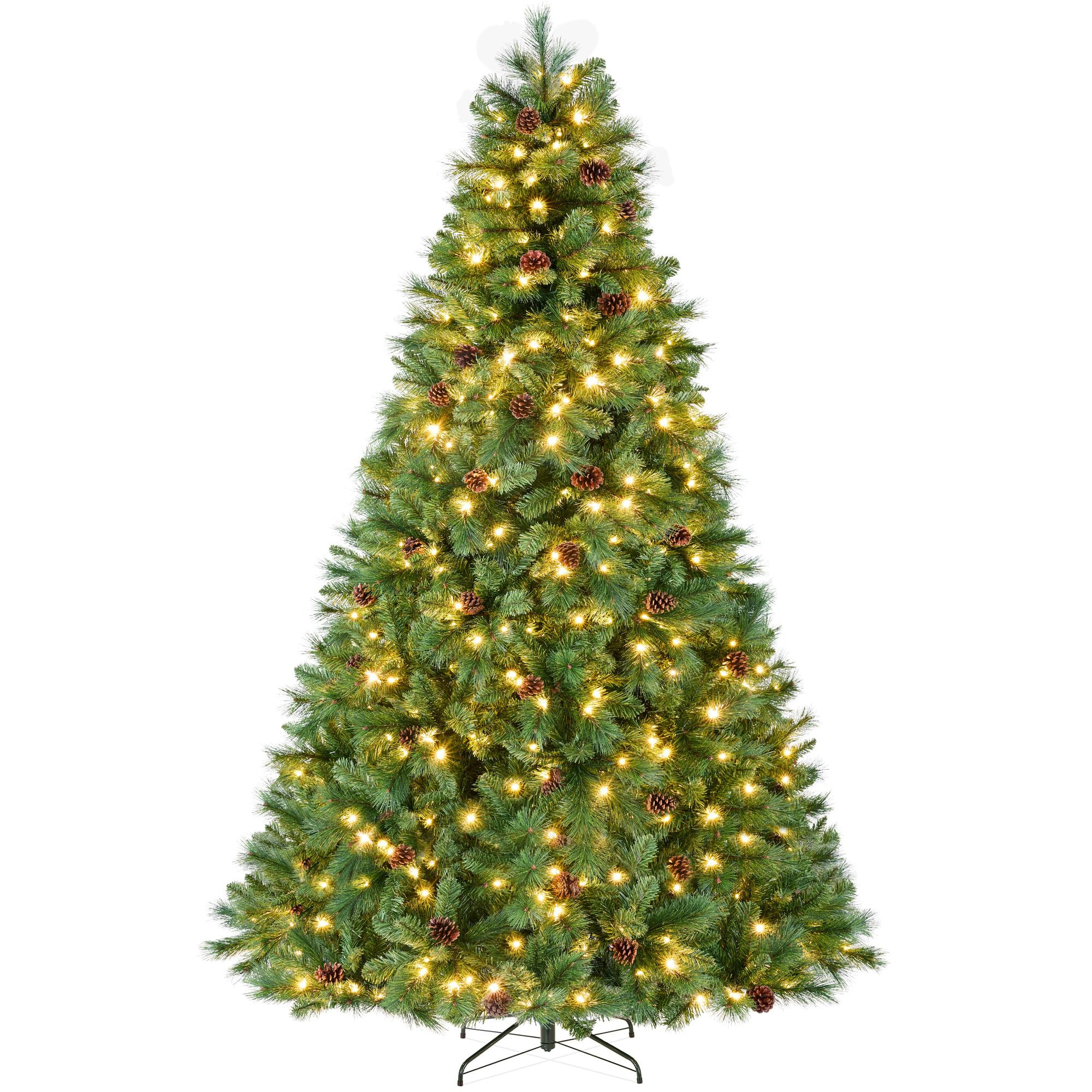 Best Choice Products 6ft Pre-Lit Scotch Pine Christmas Tree, Premium Pre-Decorated Artificial Hol... | Amazon (US)