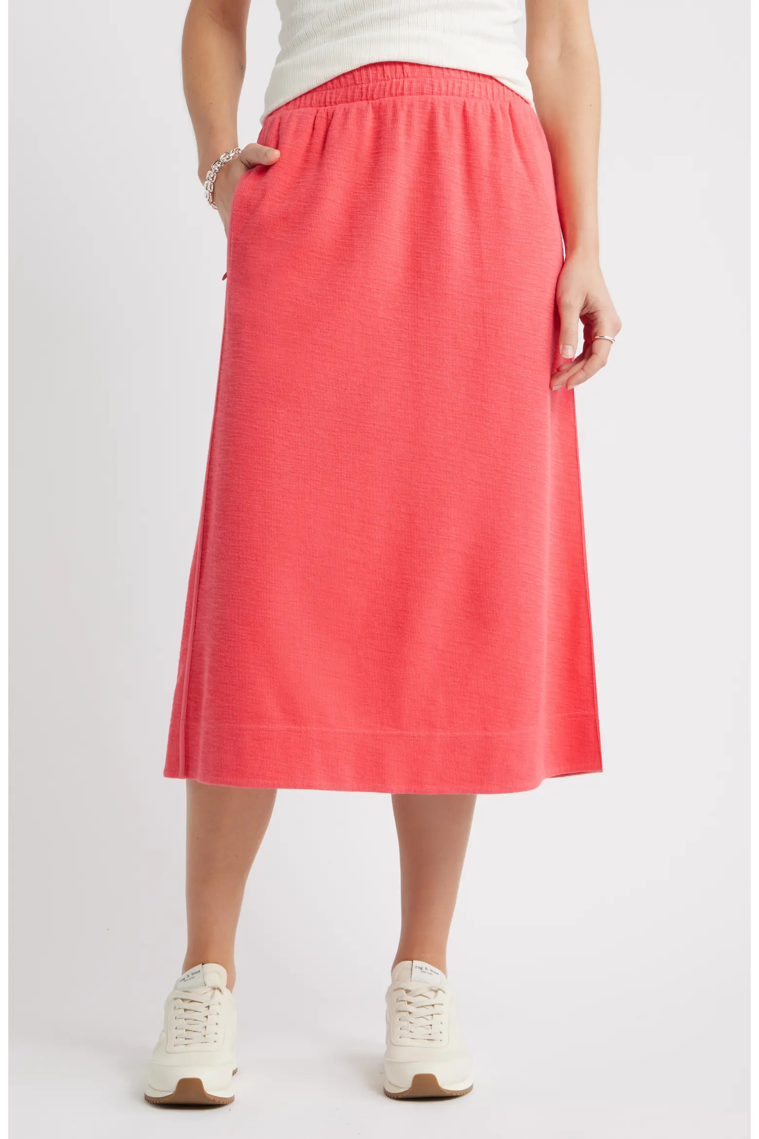 Jetset Cotton Blend Knit Midi Skirt (Women) | Nordstrom | Nordstrom