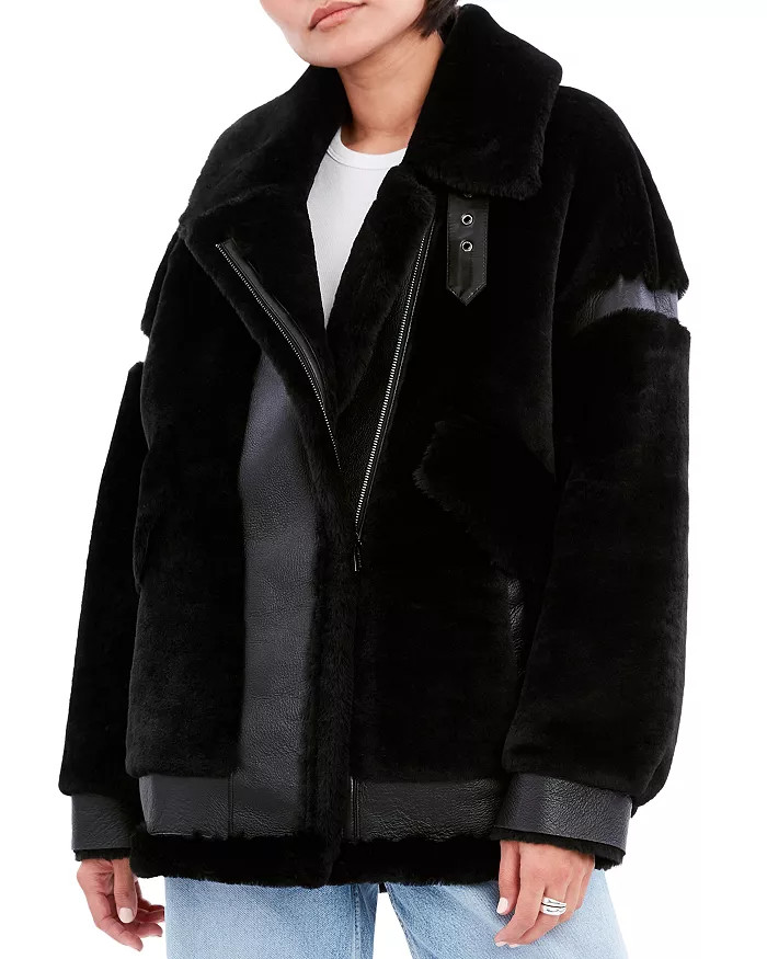 Sean Geniune Shearling & Leather Coat | Bloomingdale's (US)