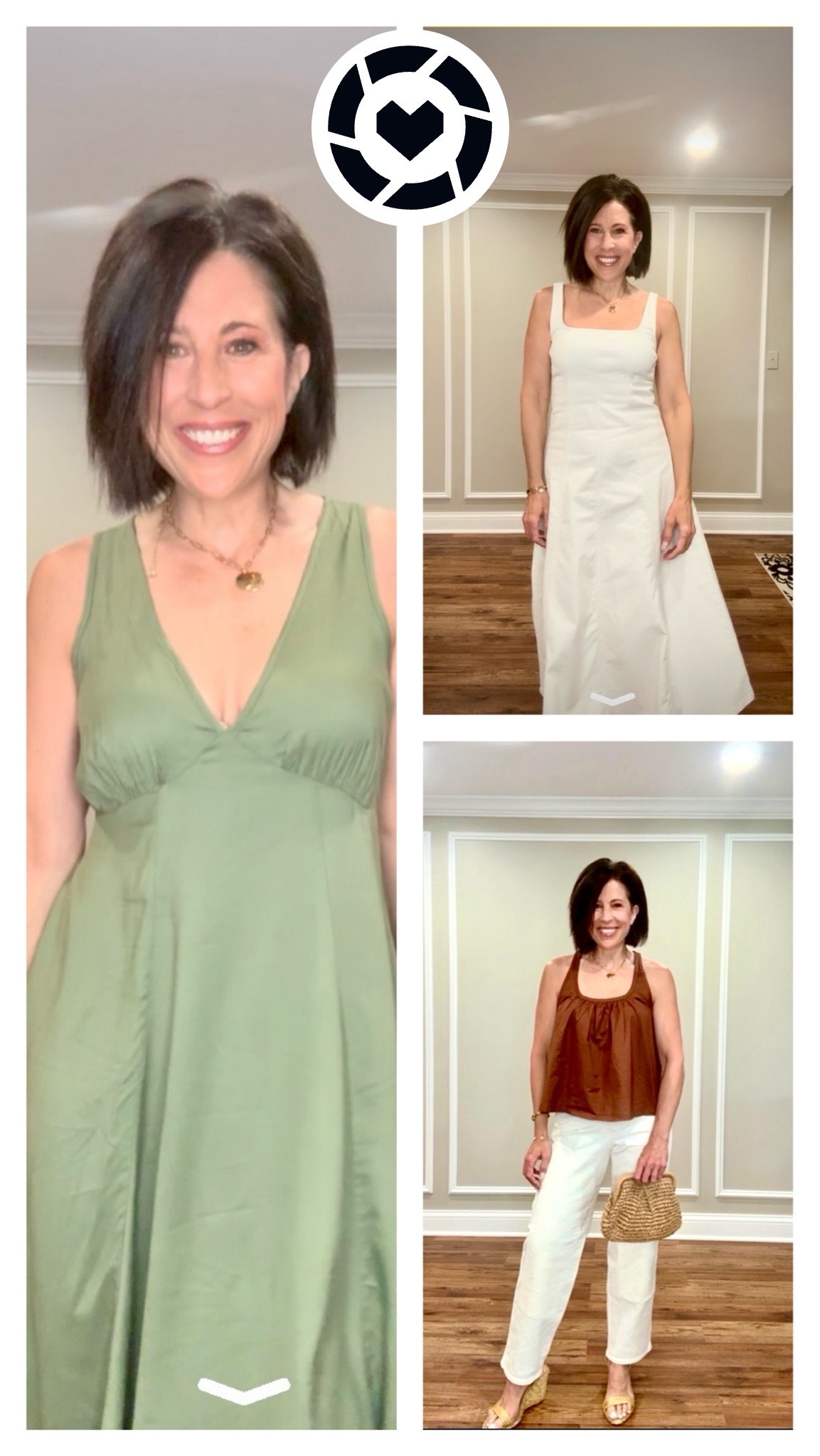 Ore Sale items Added! Upgrade your summer style while spending less. Don’t miss this sale! Click and shop on my LTK link https://liketk.it/6bvYd to access all shopping links. Join me on LTK.  
Outfit One: The denim dress I love has a back zipper and stretch. The floral wedge sandals are the standout piece.  
Outfit Two: High-rise loose-fit jeans with a floral pattern are paired with a trapeze tank top, elevating the look. Completed with a straw clutch and neutral wedge sandals.  
Outfit Three: The v-neck handkerchief dress is stunning, featuring a back tie, ample space, lightweight design, and summer appeal. Styled with a straw clutch and wedge sandals.

#LTKSaleAlert #LTKootd #LTKU #LTKSaleAlert #LTKootd #LTKU #LTKootd #LTKOver40 #LTKSaleAlert