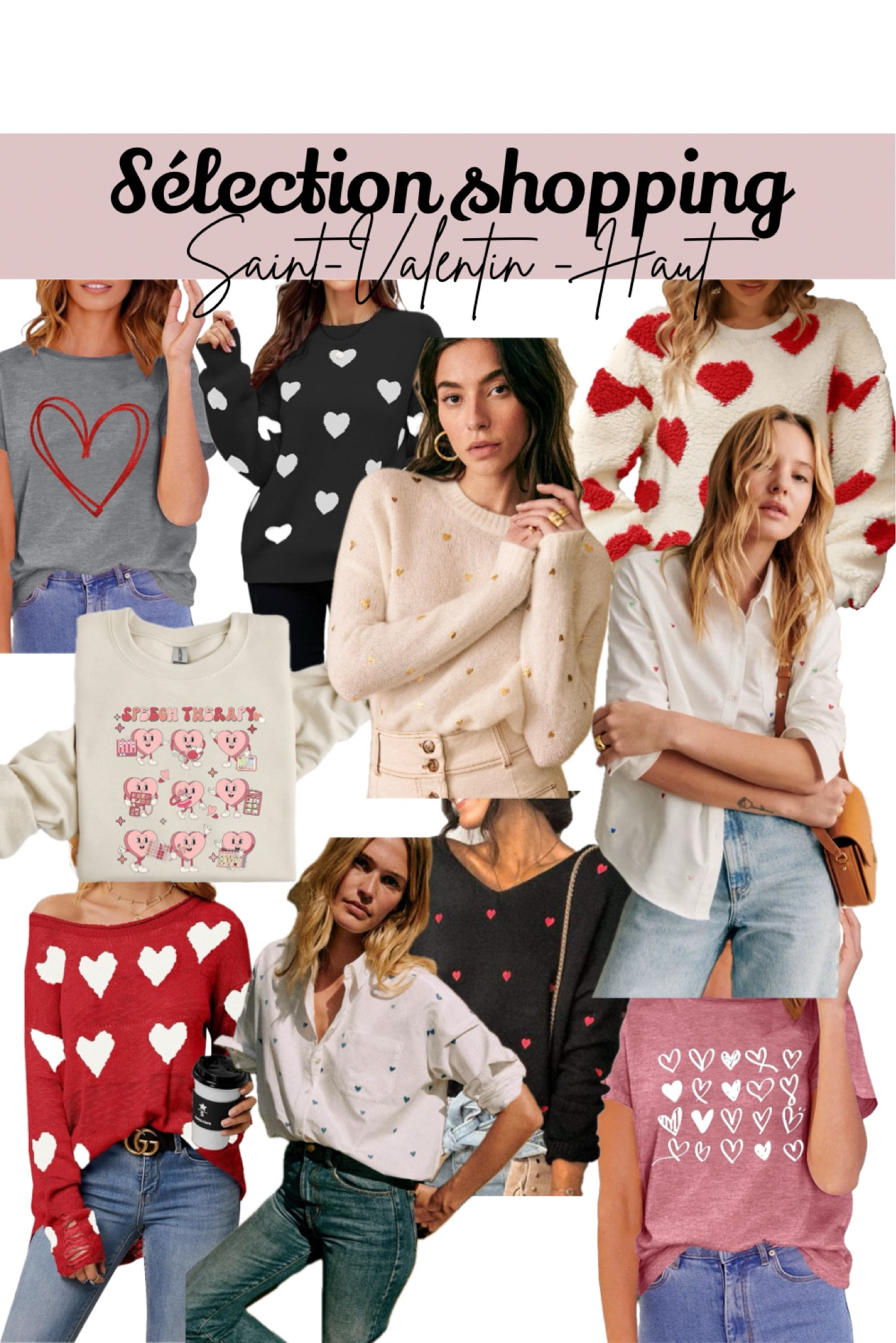 Sélection shopping de t-shirt et pull parfait pour la saint Valentin 

#LTKstyletip #LTKGiftGuide #LTKSeasonal