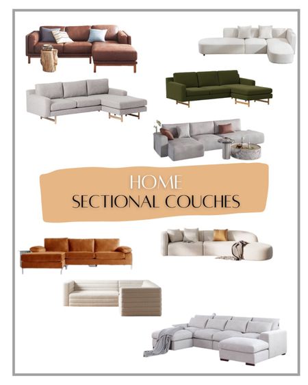 These sectional couches will really help pull your living room together! 

#LTKhome #LTKFind #LTKstyletip