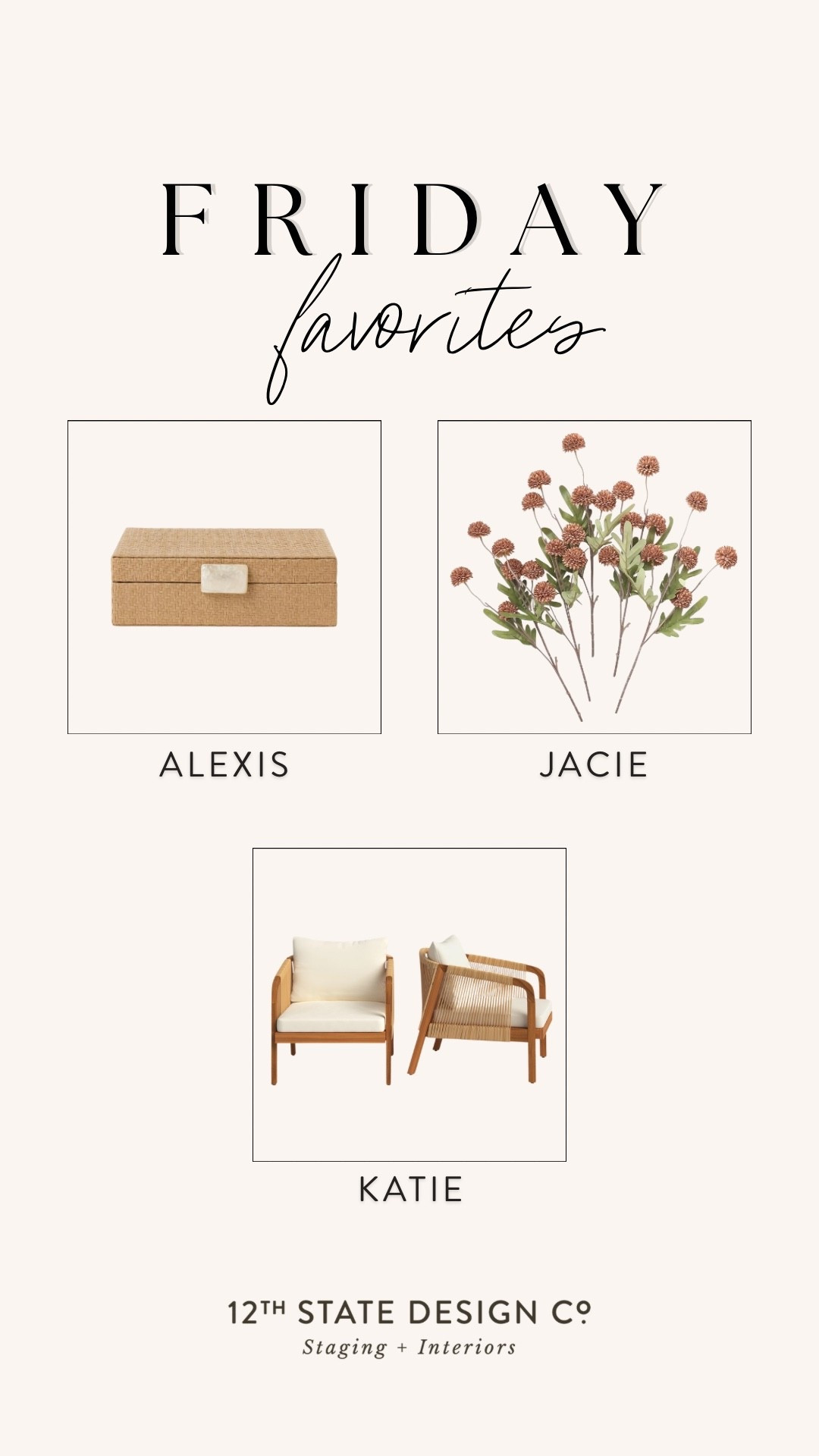 Friday Favorites 3/27/2025 | Pretty picks to finish off this crazy week! 🤩🏠🙌 

#LTKU #LTKActive #LTKSeasonal