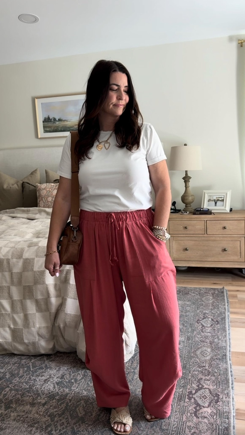 A little dressier than the other popular pair y'all went crazy over, but just as comfy and flowy ☺️

Perfect for work, dressing up or even lounging around.

#linenpants #casualoutfit #womensfashion #outfitinspo #flowypants #harempants #amazonfashionfind 

#LTKMidsize #LTKStyleTip #LTKOver40