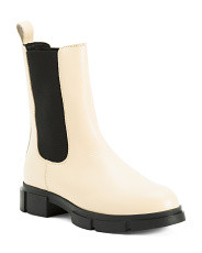 Made In Portugal Leather Chelsea Boots | TJ Maxx