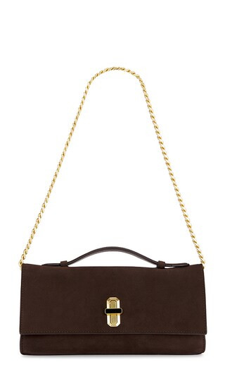 The Suede Heirloom Clutch Bag in Chocolate | Revolve Clothing (Global)