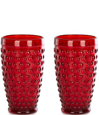 Southern Living Holiday Hobnail Tumblers, Set of 2 | Dillard's | Dillard's