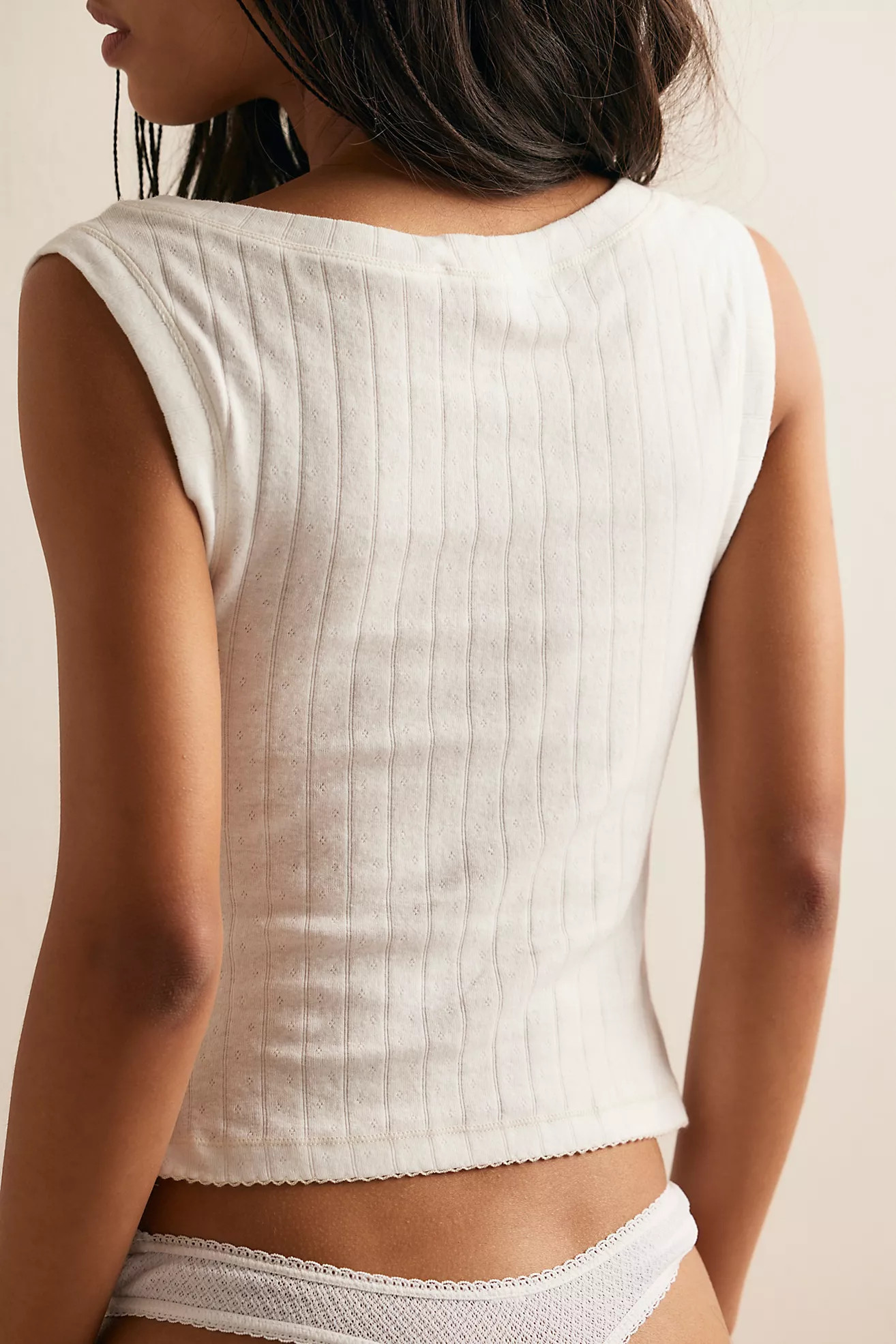 End Game Pointelle Muscle Tank | Free People (Global - UK&FR Excluded)