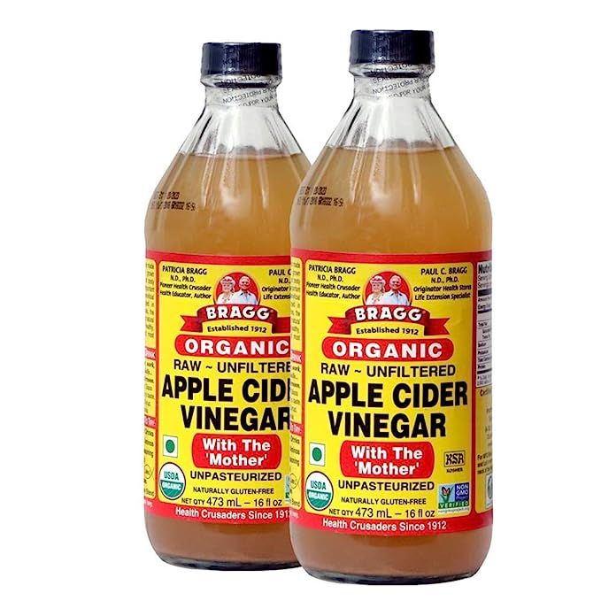 Bragg Organic Apple Cider Vinegar With the Mother– USDA Certified Organic – Raw, Unfiltered A... | Amazon (US)