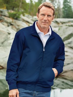 Scandia Woods Men's John Blair Everyday Jacket, Navy Blue M | Blair